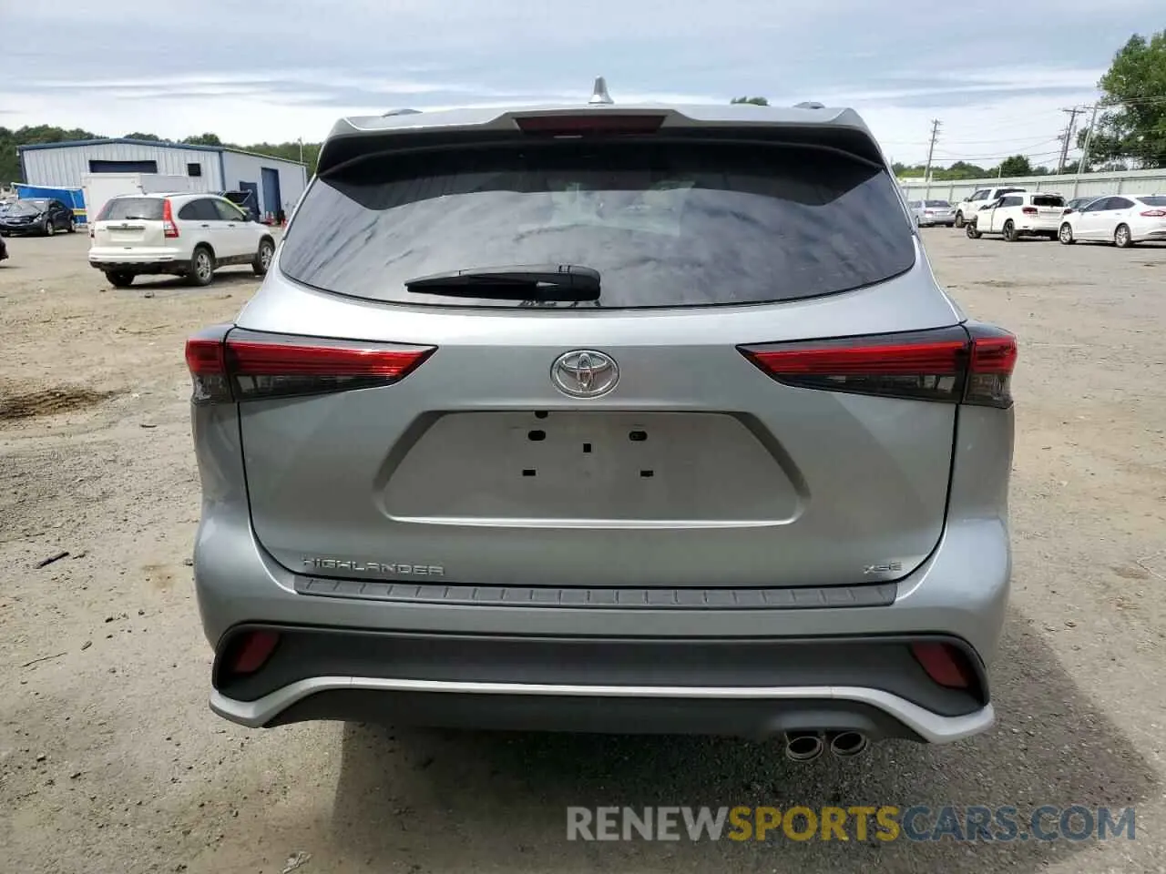 6 fotografías del automóvil dañado 5TDLZRAH4NS103129 TOYOTA HIGHLANDER 2022