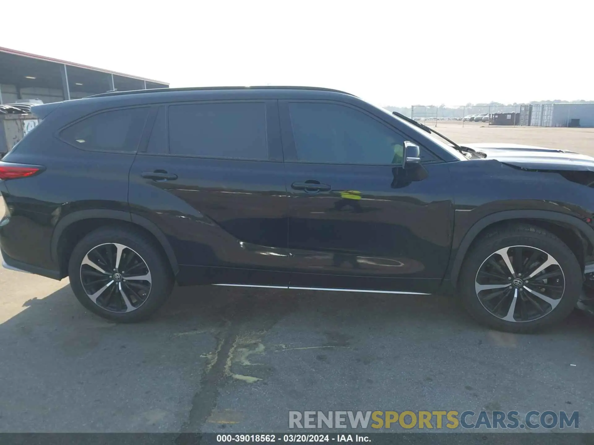 12 fotografías del automóvil dañado 5TDLZRAH5NS107786 TOYOTA HIGHLANDER 2022