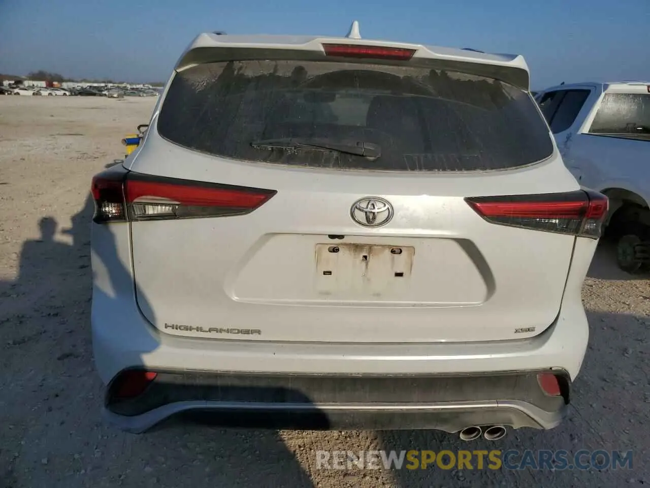 6 fotografías del automóvil dañado 5TDLZRAHXNS094971 TOYOTA HIGHLANDER 2022
