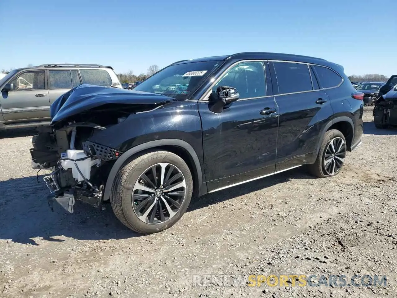 1 fotografías del automóvil dañado 5TDLZRBH1NS219371 TOYOTA HIGHLANDER 2022