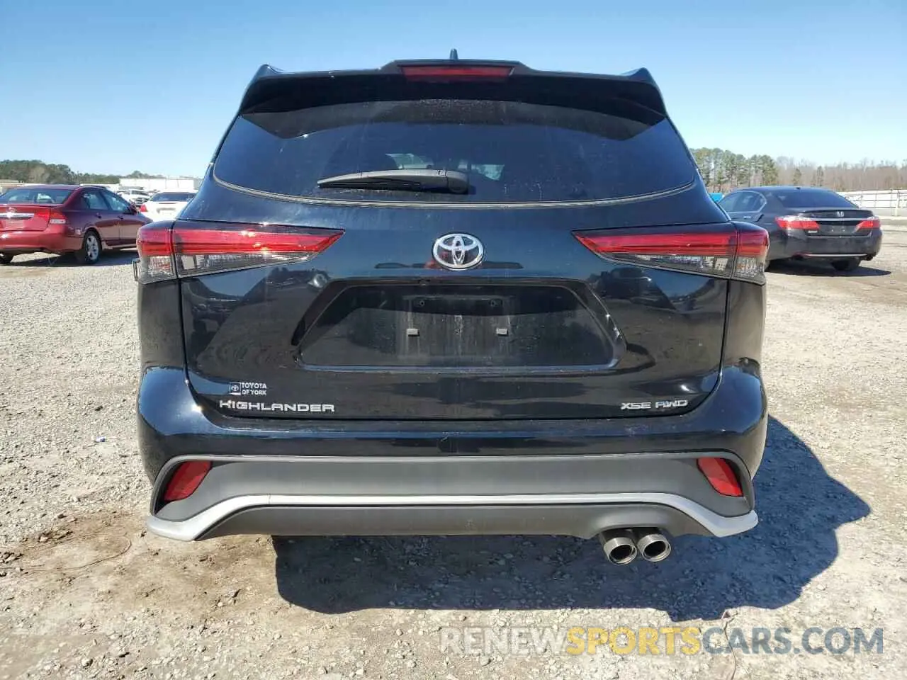 6 fotografías del automóvil dañado 5TDLZRBH1NS219371 TOYOTA HIGHLANDER 2022