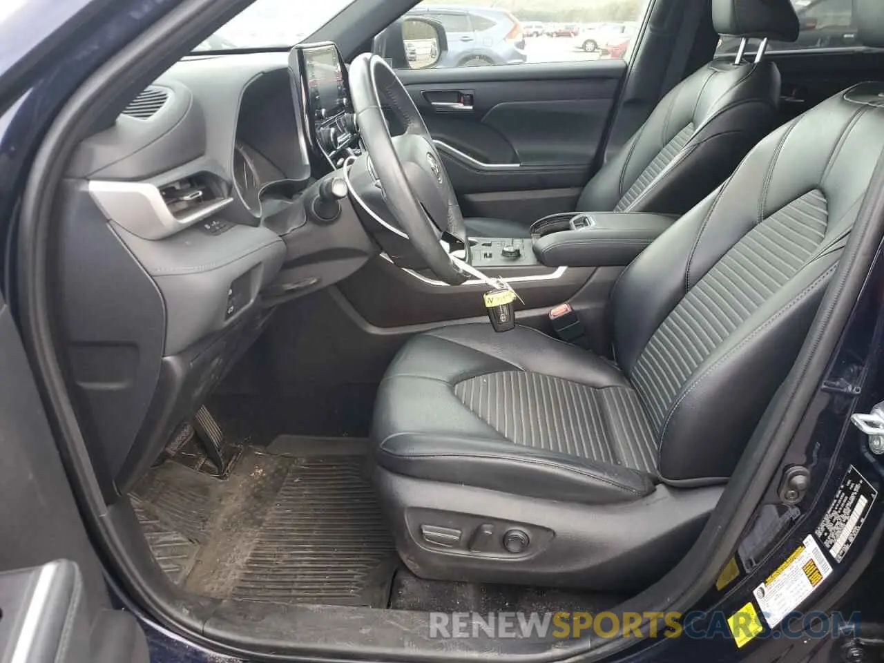 7 fotografías del automóvil dañado 5TDLZRBH2NS213563 TOYOTA HIGHLANDER 2022