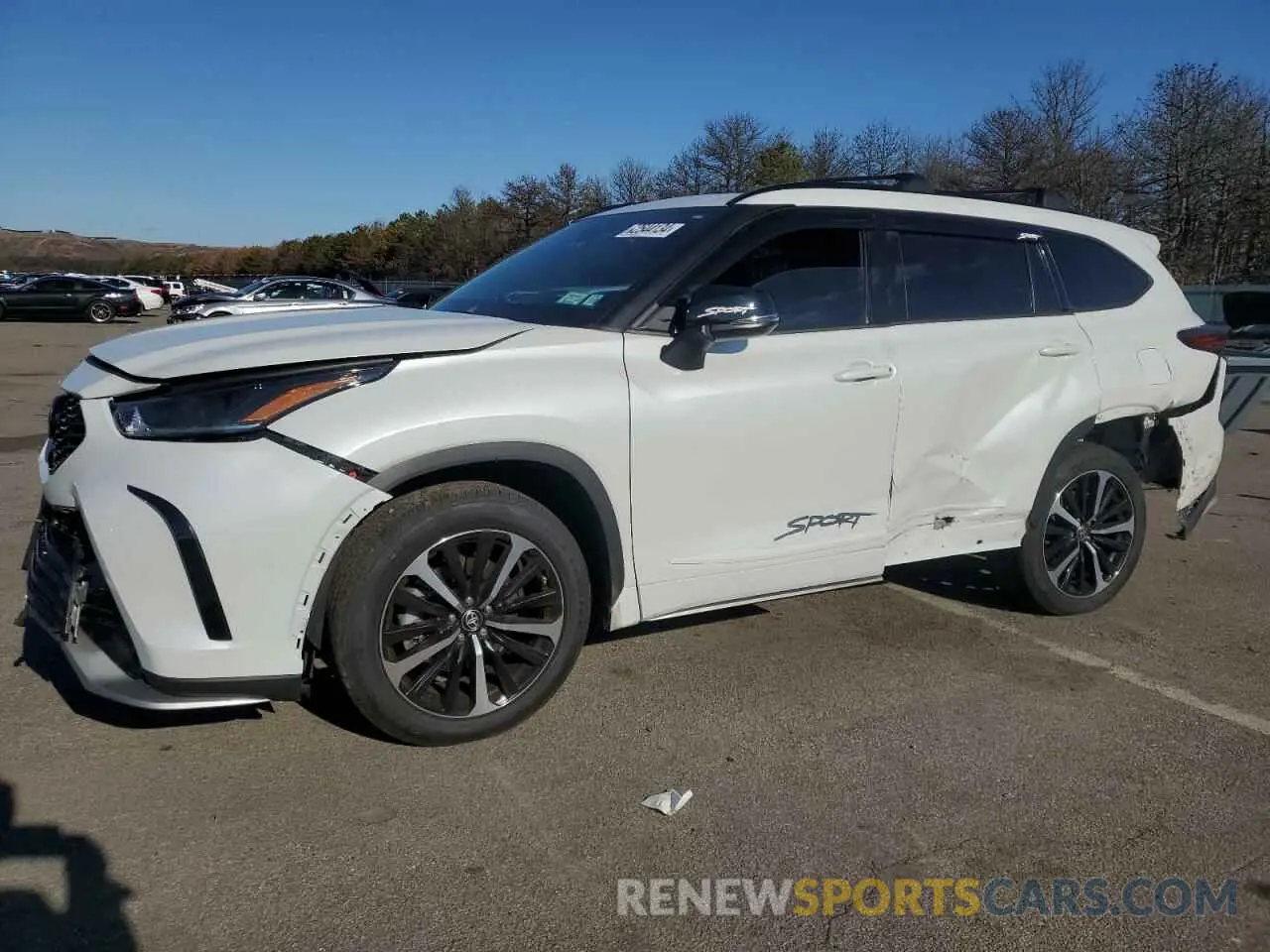 1 fotografías del automóvil dañado 5TDLZRBH7NS195870 TOYOTA HIGHLANDER 2022