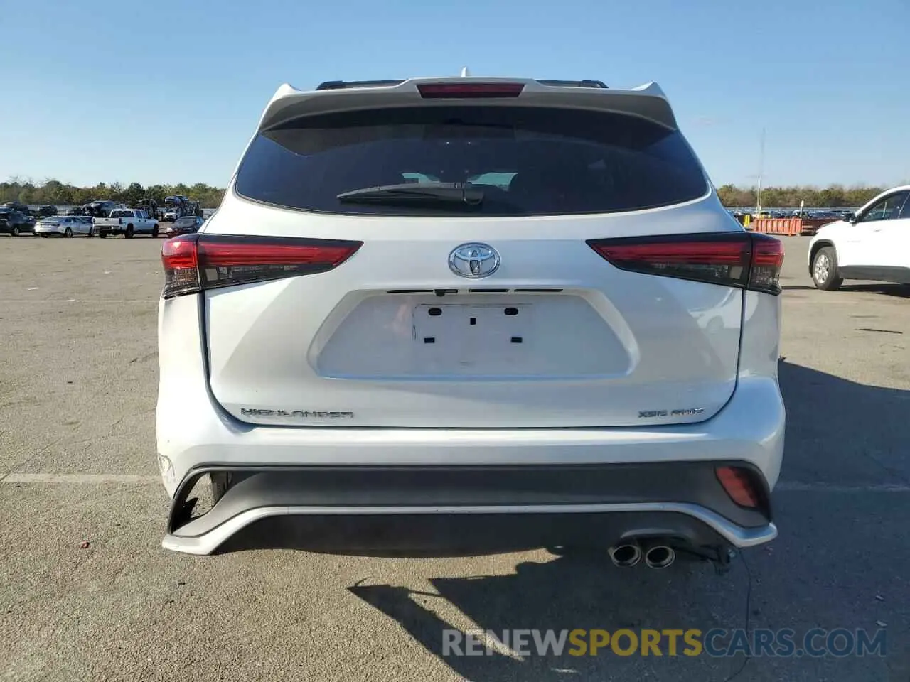 6 fotografías del automóvil dañado 5TDLZRBH7NS195870 TOYOTA HIGHLANDER 2022