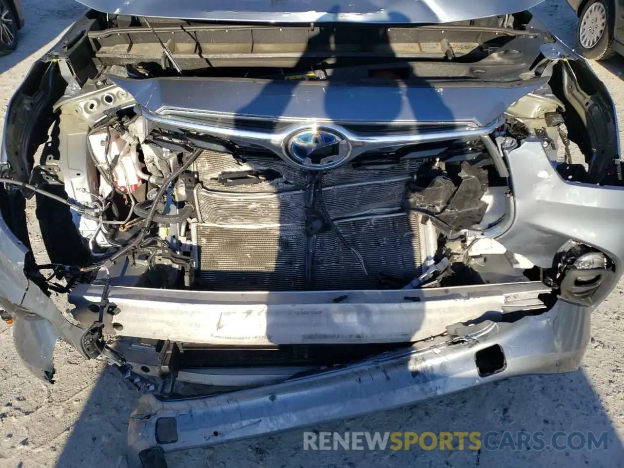 12 fotografías del automóvil dañado 5TDXBRCH0NS076837 TOYOTA HIGHLANDER 2022