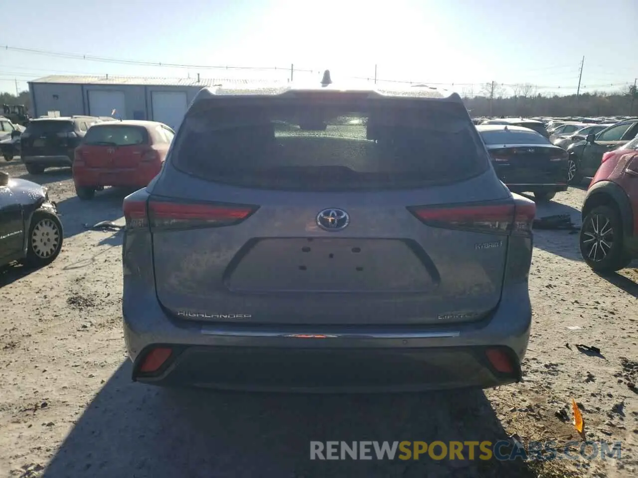 6 fotografías del automóvil dañado 5TDXBRCH0NS076837 TOYOTA HIGHLANDER 2022