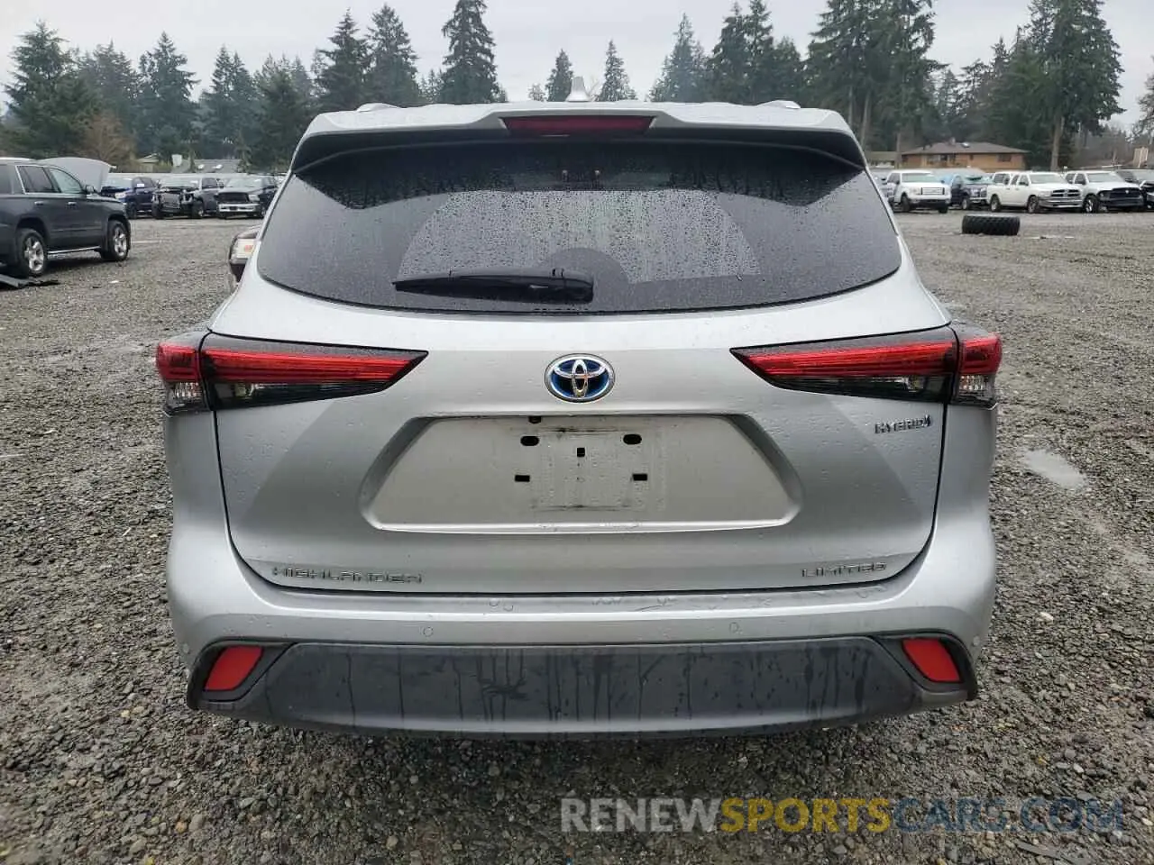 6 fotografías del automóvil dañado 5TDXBRCH4NS548778 TOYOTA HIGHLANDER 2022
