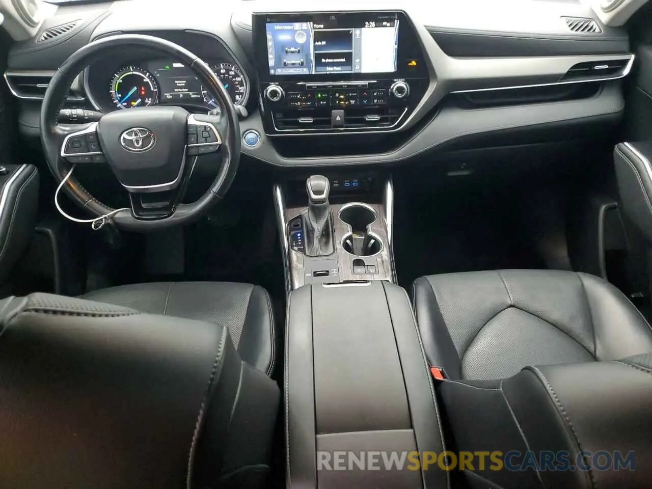 8 fotografías del automóvil dañado 5TDXBRCH4NS548778 TOYOTA HIGHLANDER 2022