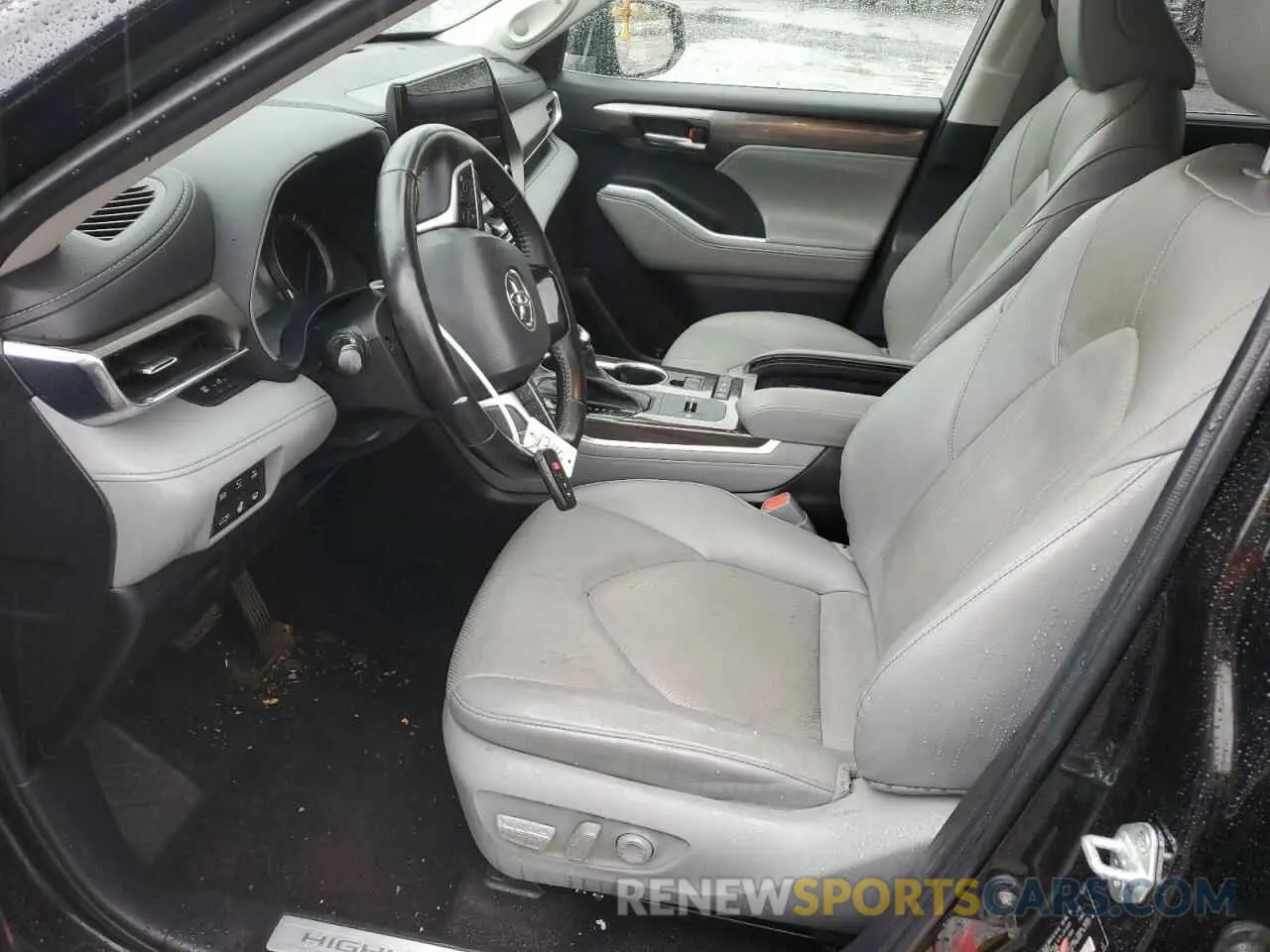 7 fotografías del automóvil dañado 5TDXBRCH7NS562657 TOYOTA HIGHLANDER 2022