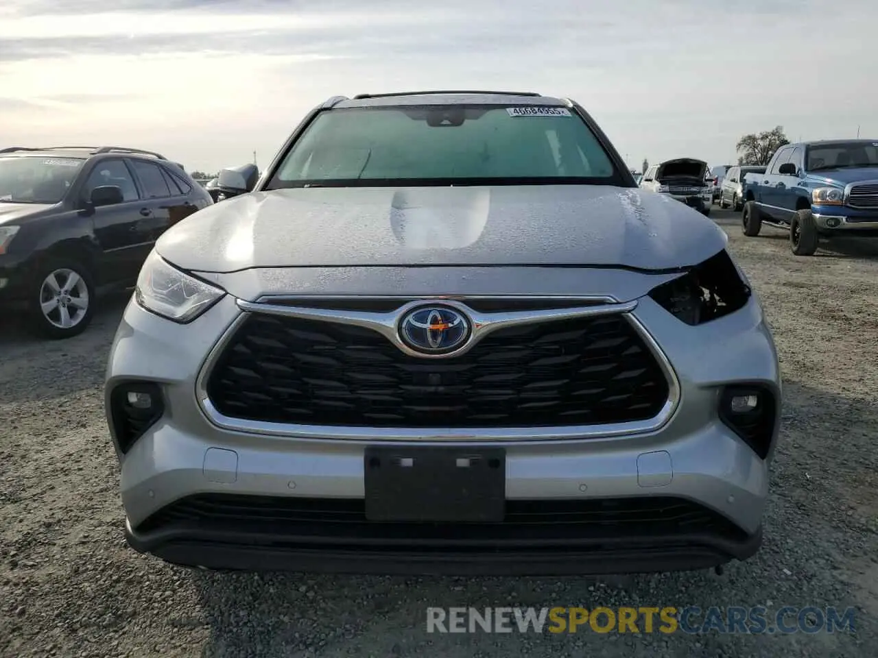 5 fotografías del automóvil dañado 5TDXBRCH8NS543728 TOYOTA HIGHLANDER 2022