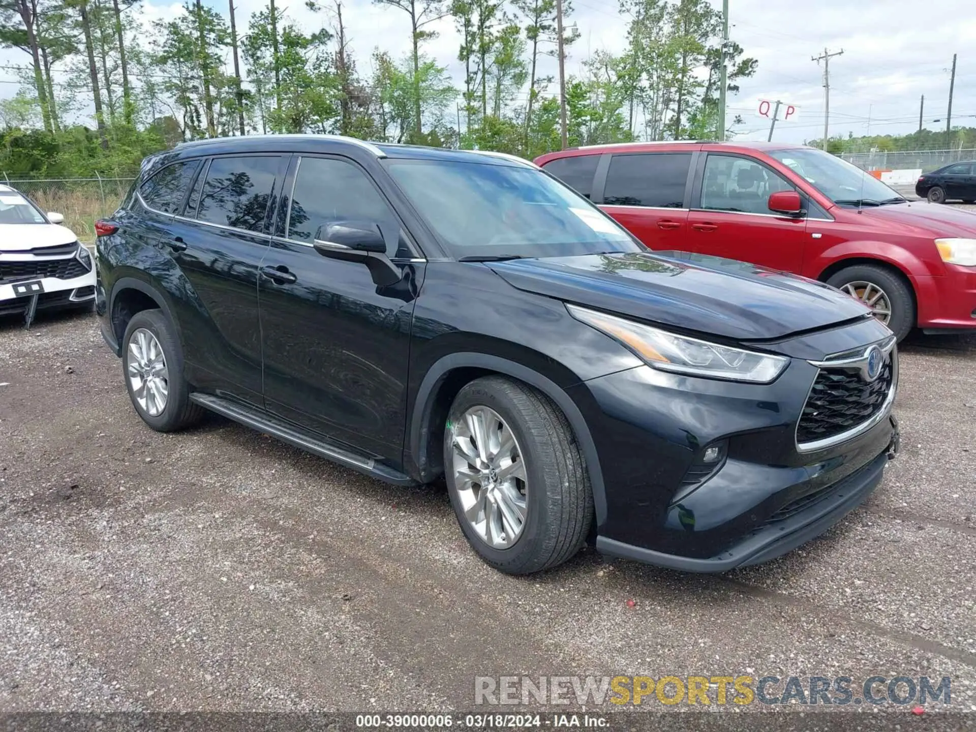 1 fotografías del automóvil dañado 5TDYARAH9NS514166 TOYOTA HIGHLANDER 2022