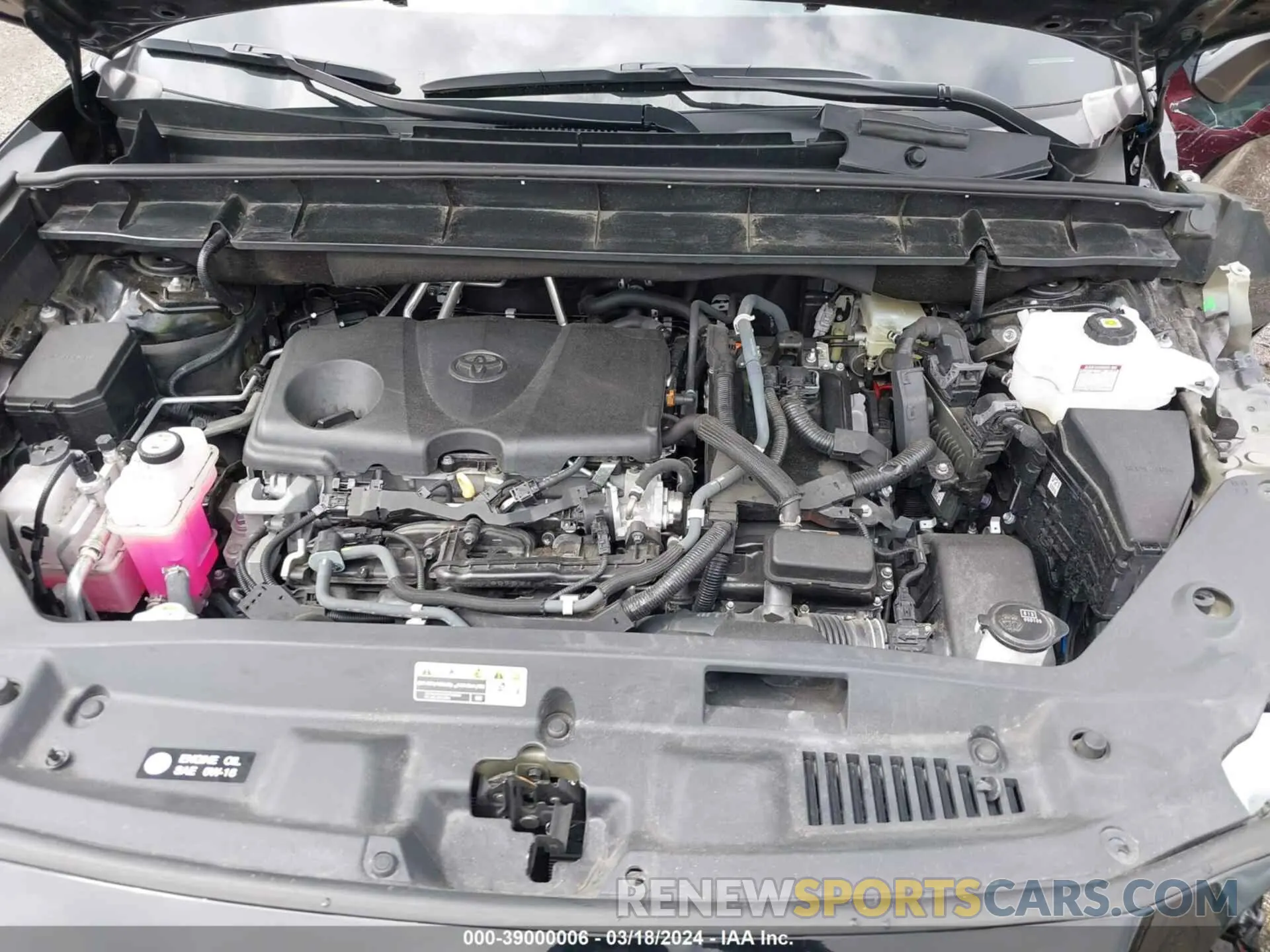 10 fotografías del automóvil dañado 5TDYARAH9NS514166 TOYOTA HIGHLANDER 2022