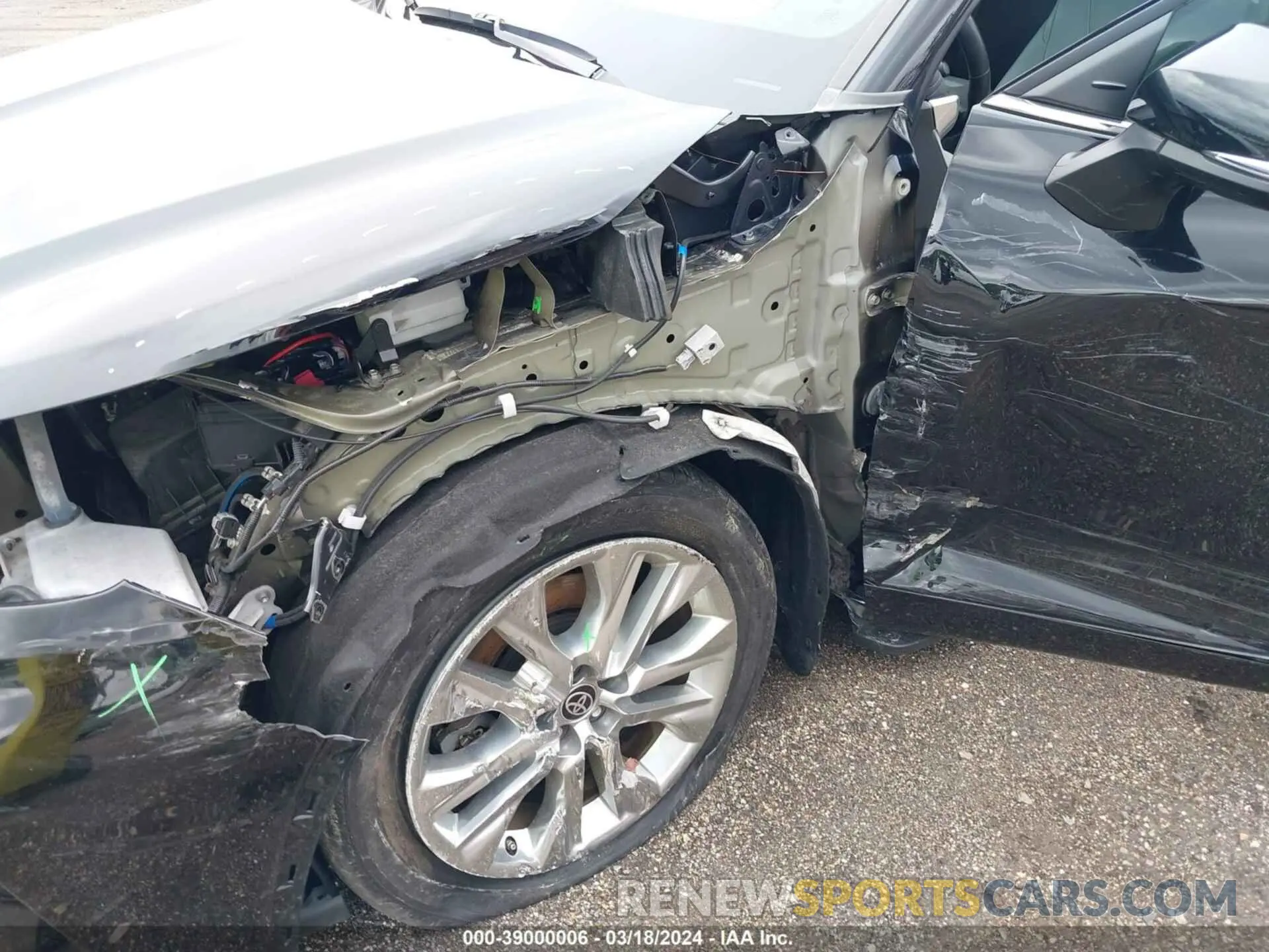 6 fotografías del automóvil dañado 5TDYARAH9NS514166 TOYOTA HIGHLANDER 2022
