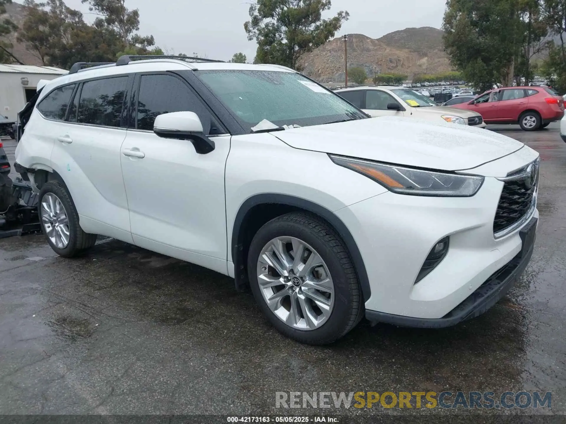 1 fotografías del automóvil dañado 5TDYZRAH9NS115217 TOYOTA HIGHLANDER 2022