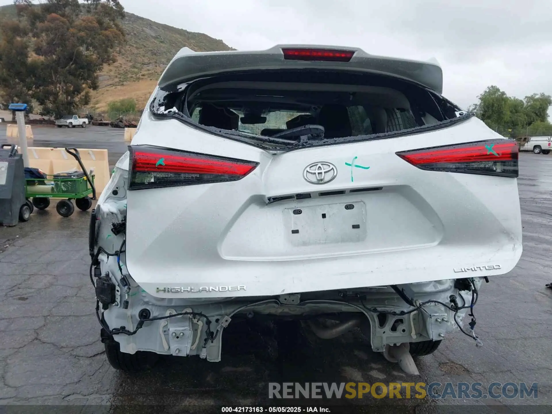 6 fotografías del automóvil dañado 5TDYZRAH9NS115217 TOYOTA HIGHLANDER 2022