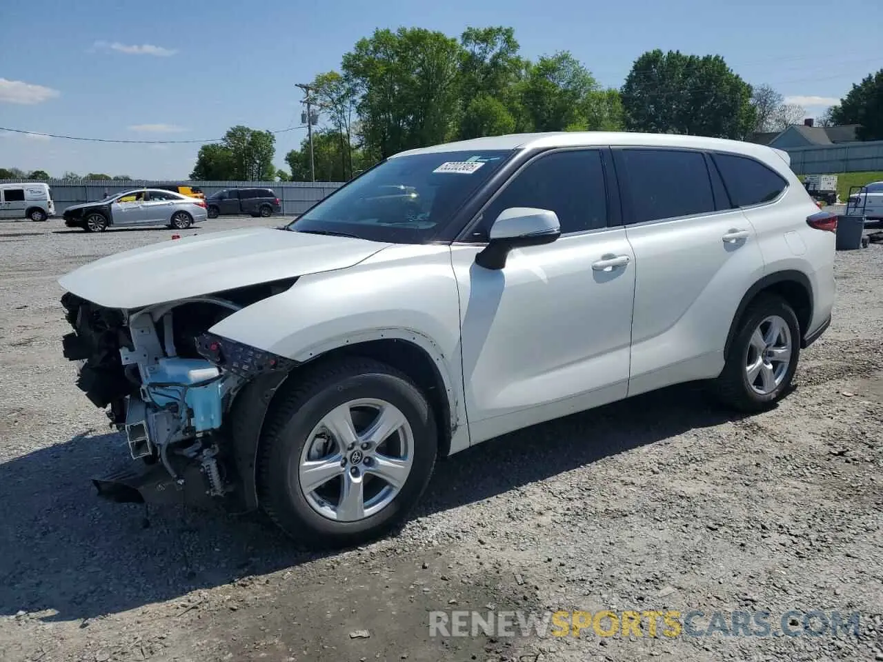 1 fotografías del automóvil dañado 5TDZARAH0NS516943 TOYOTA HIGHLANDER 2022