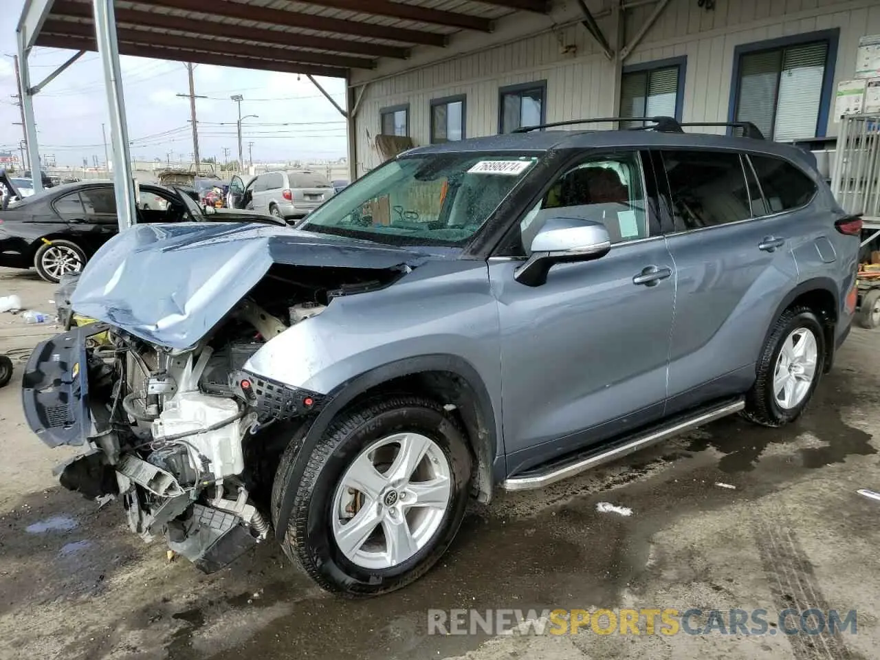 1 fotografías del automóvil dañado 5TDZARAH1NS016113 TOYOTA HIGHLANDER 2022