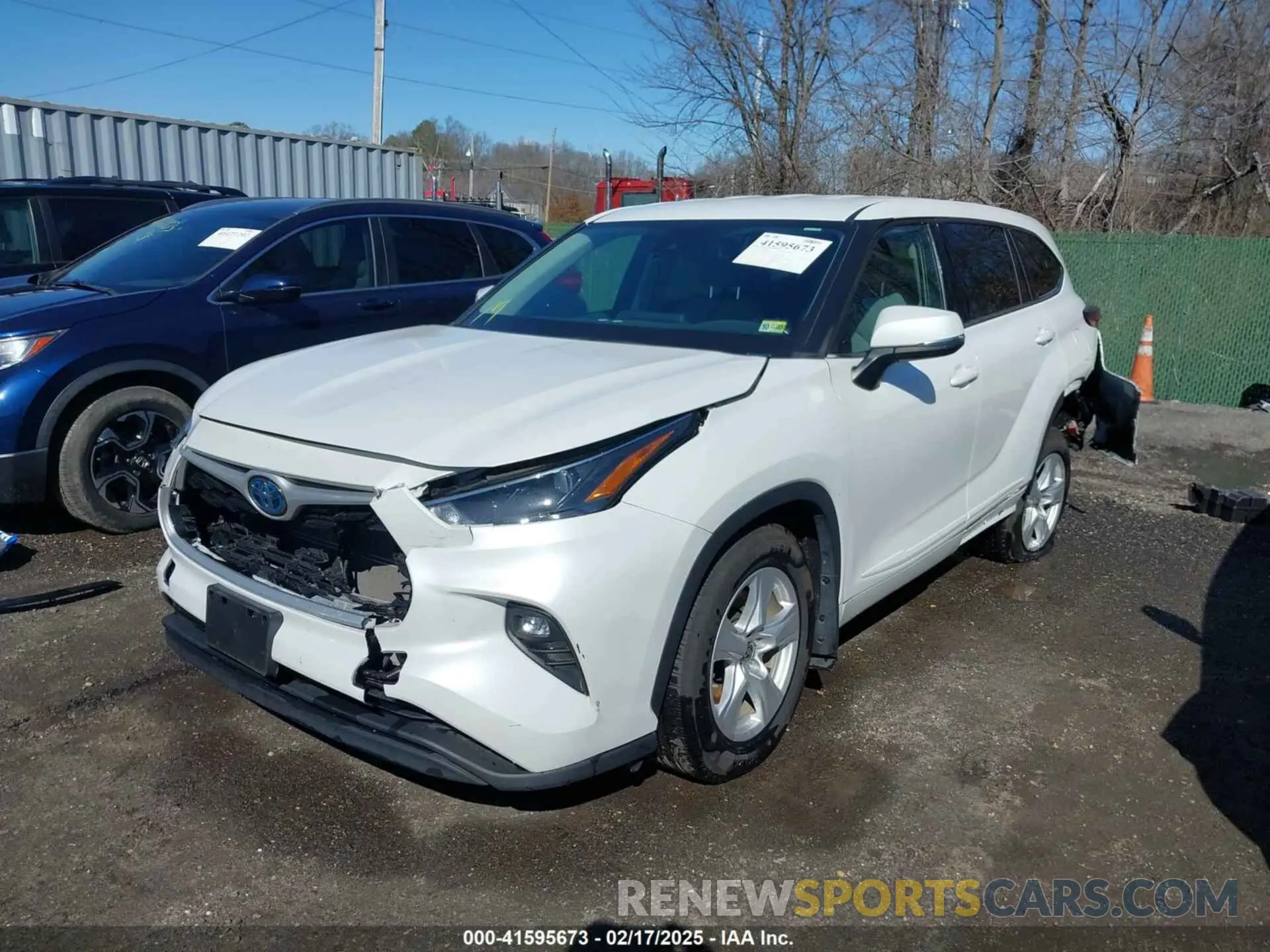 6 fotografías del automóvil dañado 5TDZARAH1NS016287 TOYOTA HIGHLANDER 2022