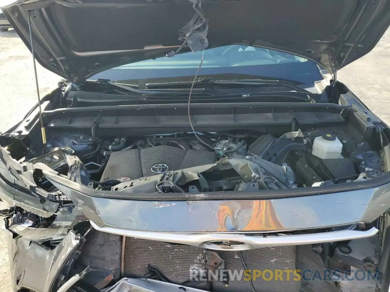 12 fotografías del automóvil dañado 5TDZZRAH0NS100657 TOYOTA HIGHLANDER 2022
