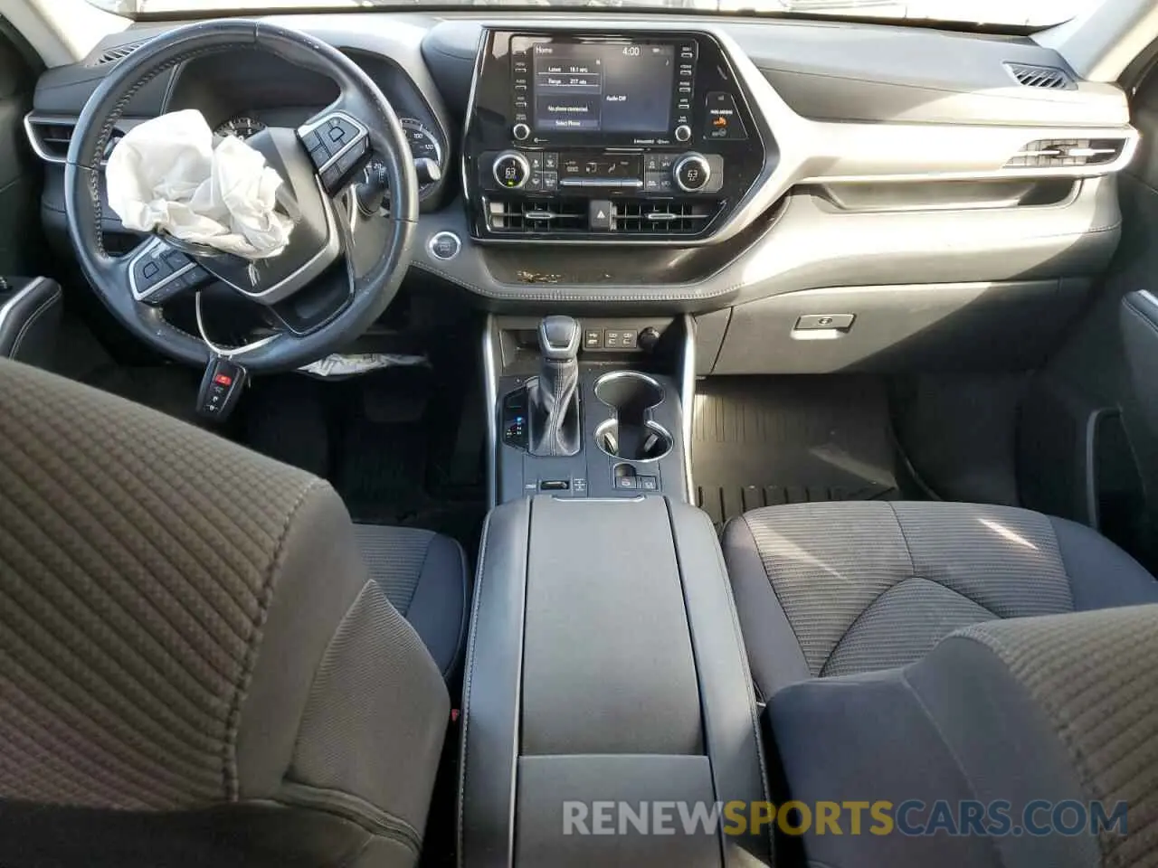8 fotografías del automóvil dañado 5TDZZRAH0NS100657 TOYOTA HIGHLANDER 2022