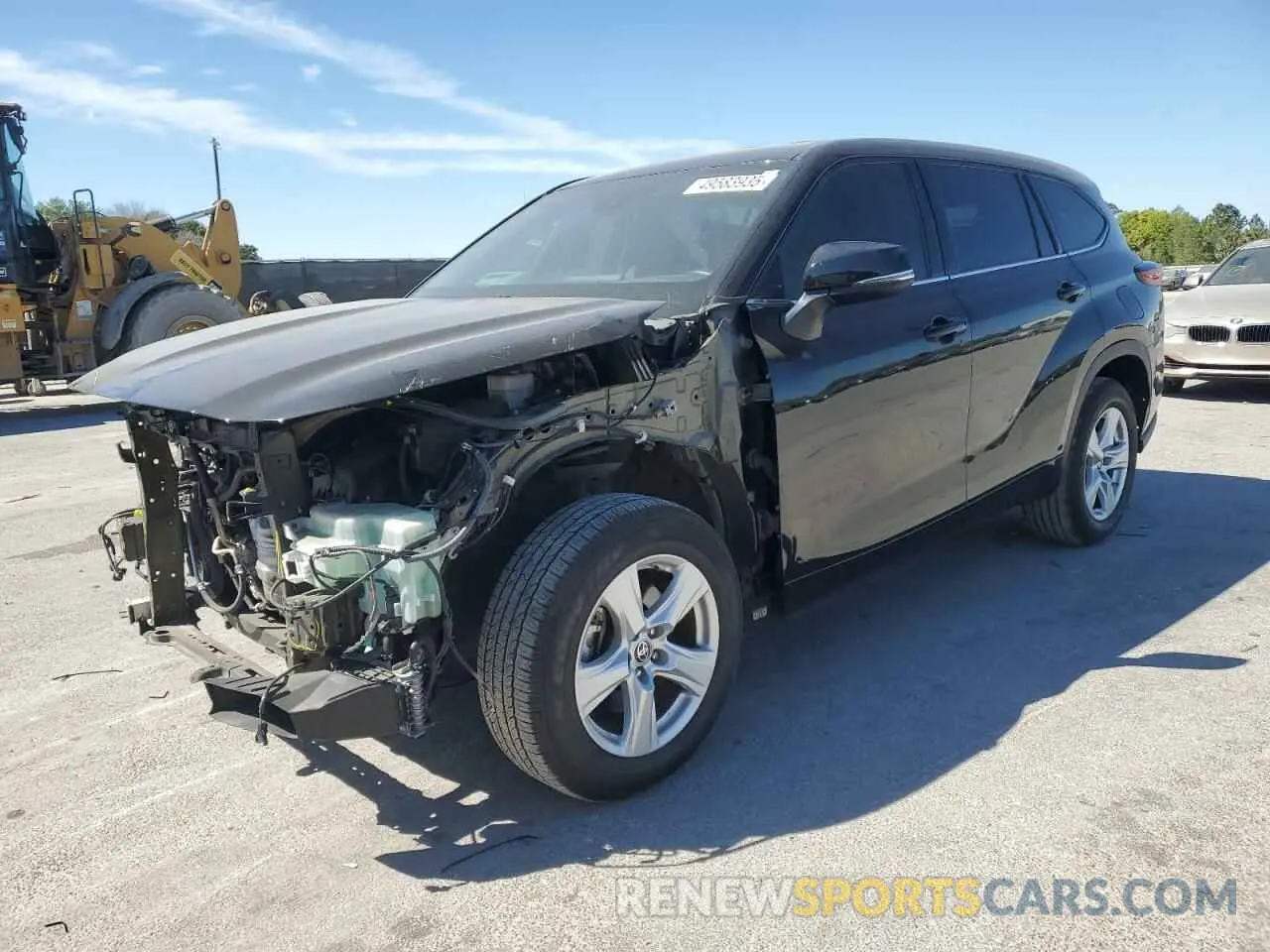 1 fotografías del automóvil dañado 5TDZZRAH2NS097230 TOYOTA HIGHLANDER 2022