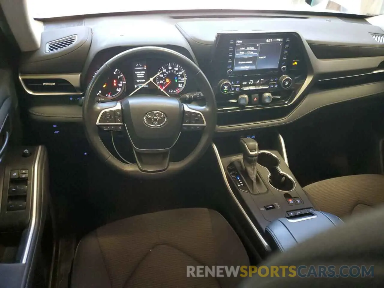 8 fotografías del automóvil dañado 5TDZZRAH2NS551332 TOYOTA HIGHLANDER 2022