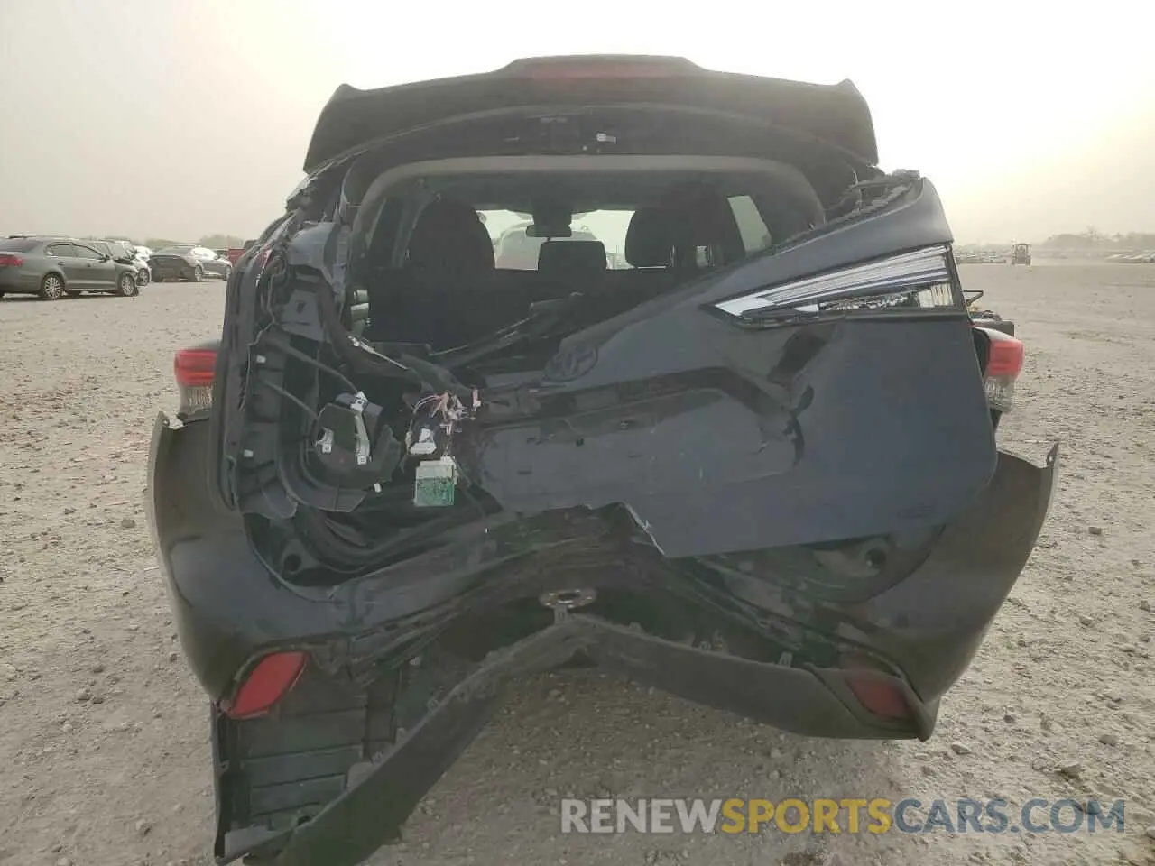 6 fotografías del automóvil dañado 5TDZZRAH3NS109790 TOYOTA HIGHLANDER 2022