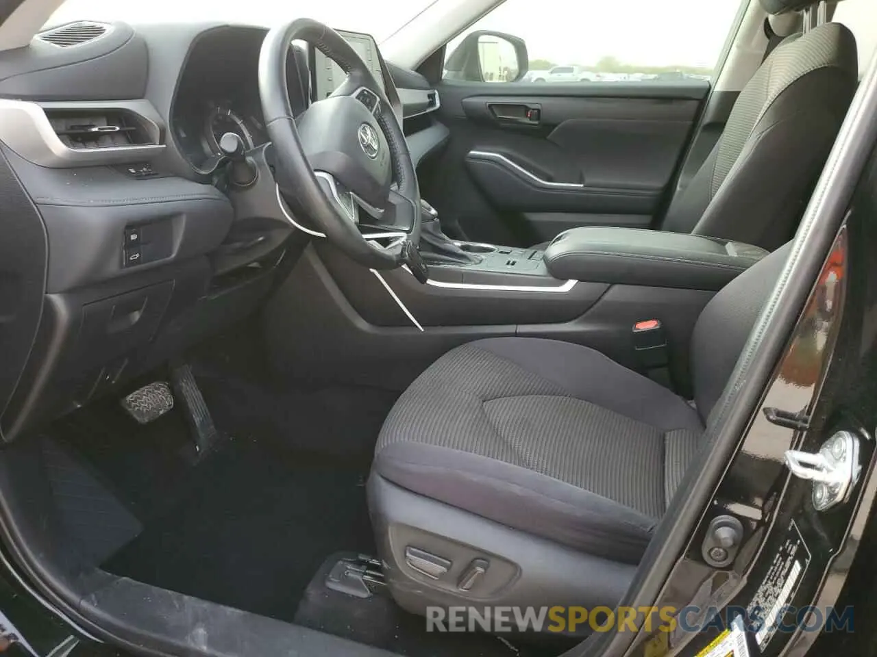7 fotografías del automóvil dañado 5TDZZRAH3NS109790 TOYOTA HIGHLANDER 2022