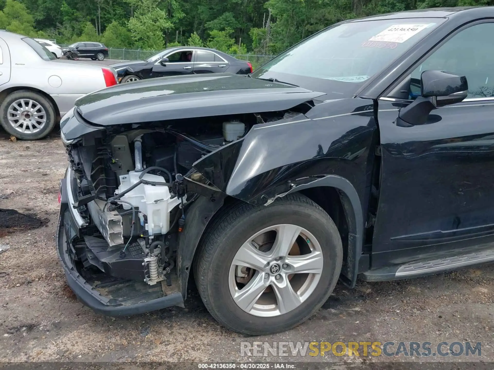 18 fotografías del automóvil dañado 5TDZZRAH3NS558032 TOYOTA HIGHLANDER 2022