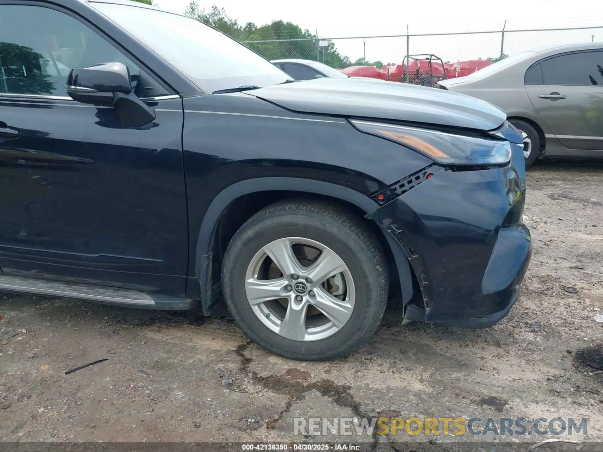 19 fotografías del automóvil dañado 5TDZZRAH3NS558032 TOYOTA HIGHLANDER 2022