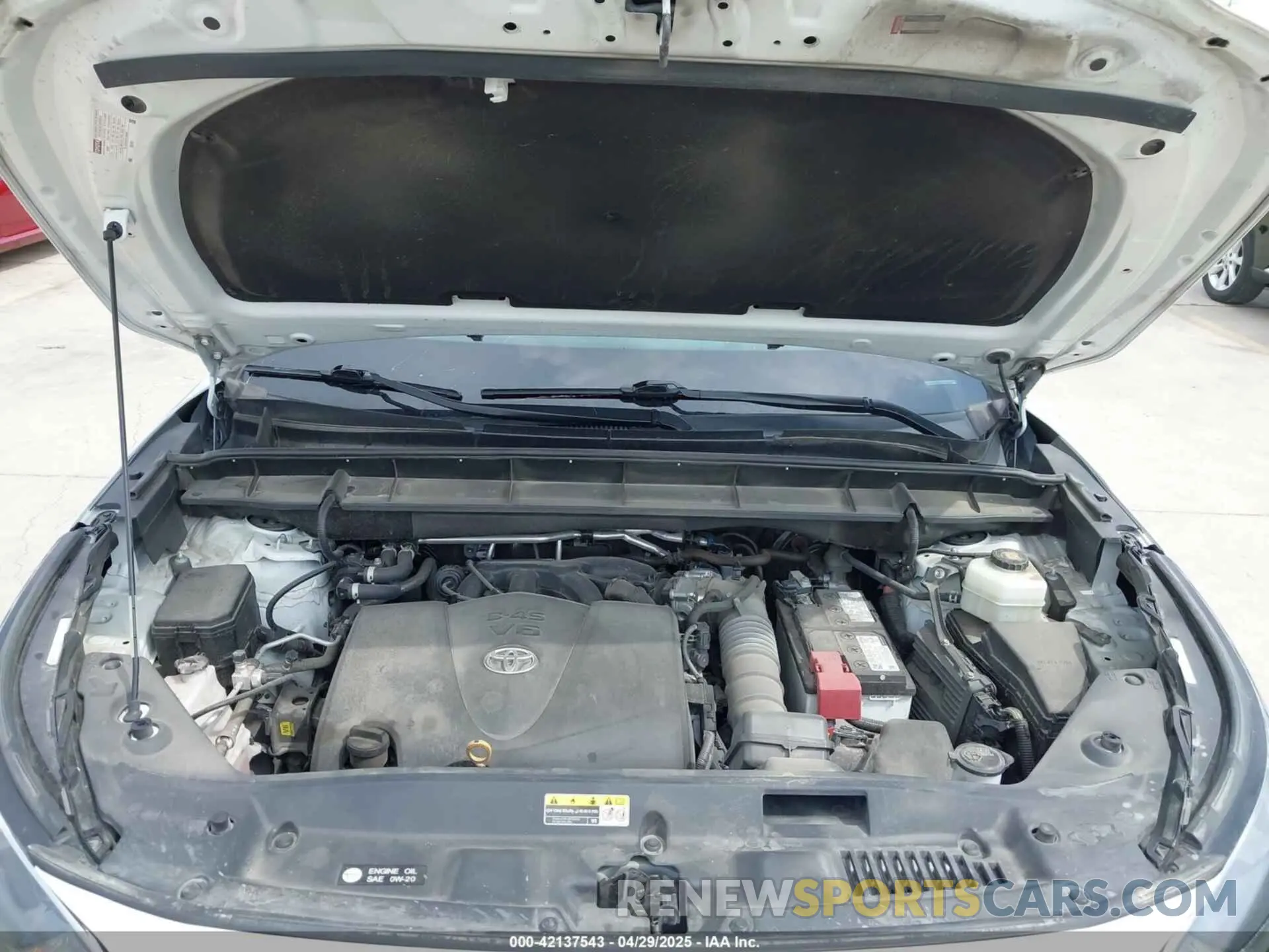 10 fotografías del automóvil dañado 5TDZZRAH4NS090313 TOYOTA HIGHLANDER 2022