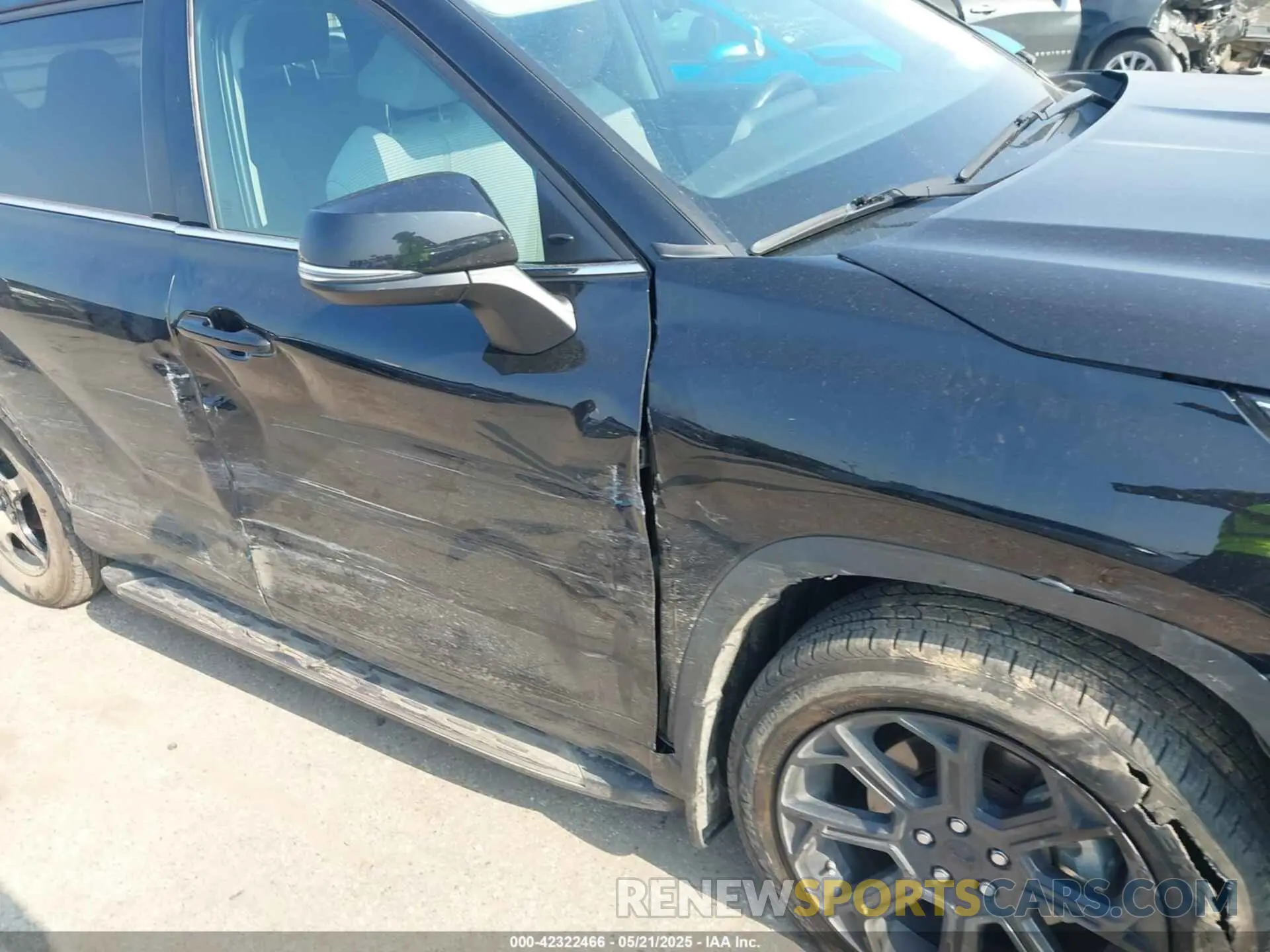 6 fotografías del automóvil dañado 5TDZZRAH7NS557045 TOYOTA HIGHLANDER 2022