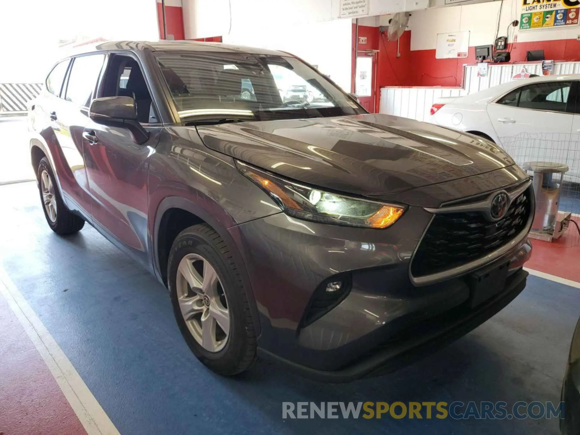 12 fotografías del automóvil dañado 5TDZZRAHXNS559355 TOYOTA HIGHLANDER 2022