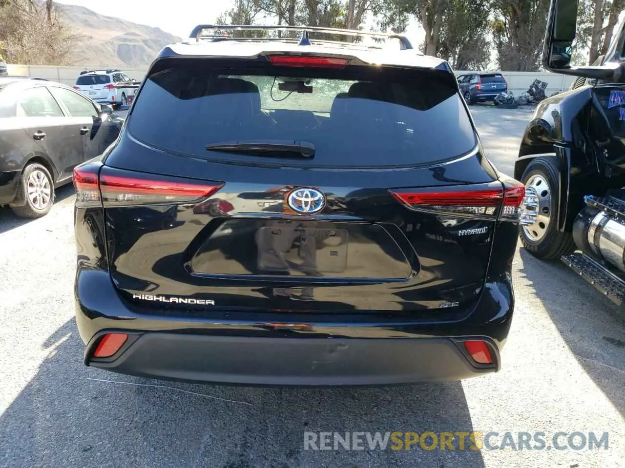 6 fotografías del automóvil dañado 5TDAARAH5PS523225 TOYOTA HIGHLANDER 2023