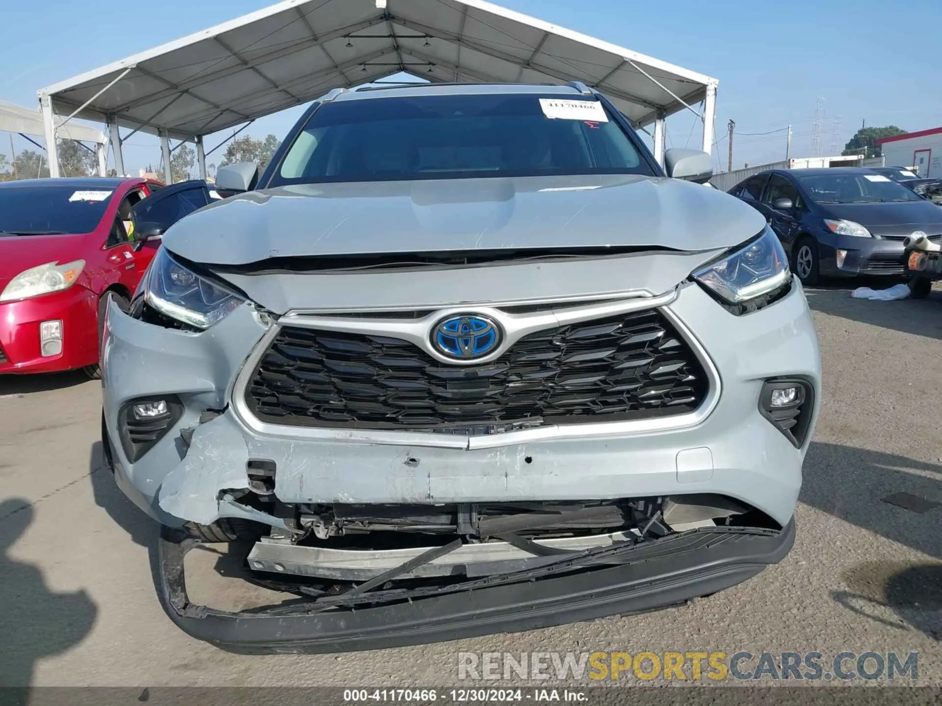 13 fotografías del automóvil dañado 5TDAARAH7PS527406 TOYOTA HIGHLANDER 2023