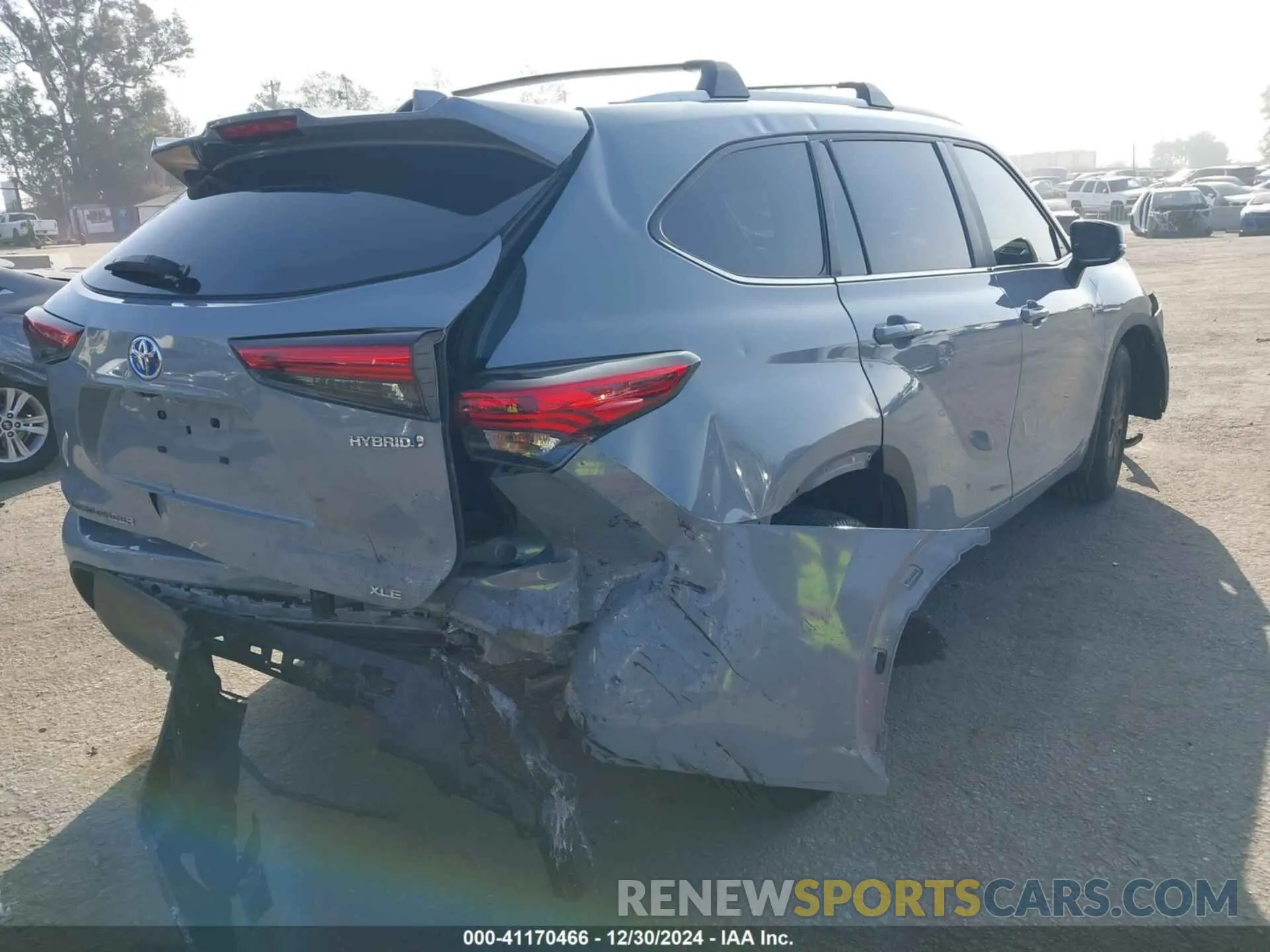 4 fotografías del automóvil dañado 5TDAARAH7PS527406 TOYOTA HIGHLANDER 2023