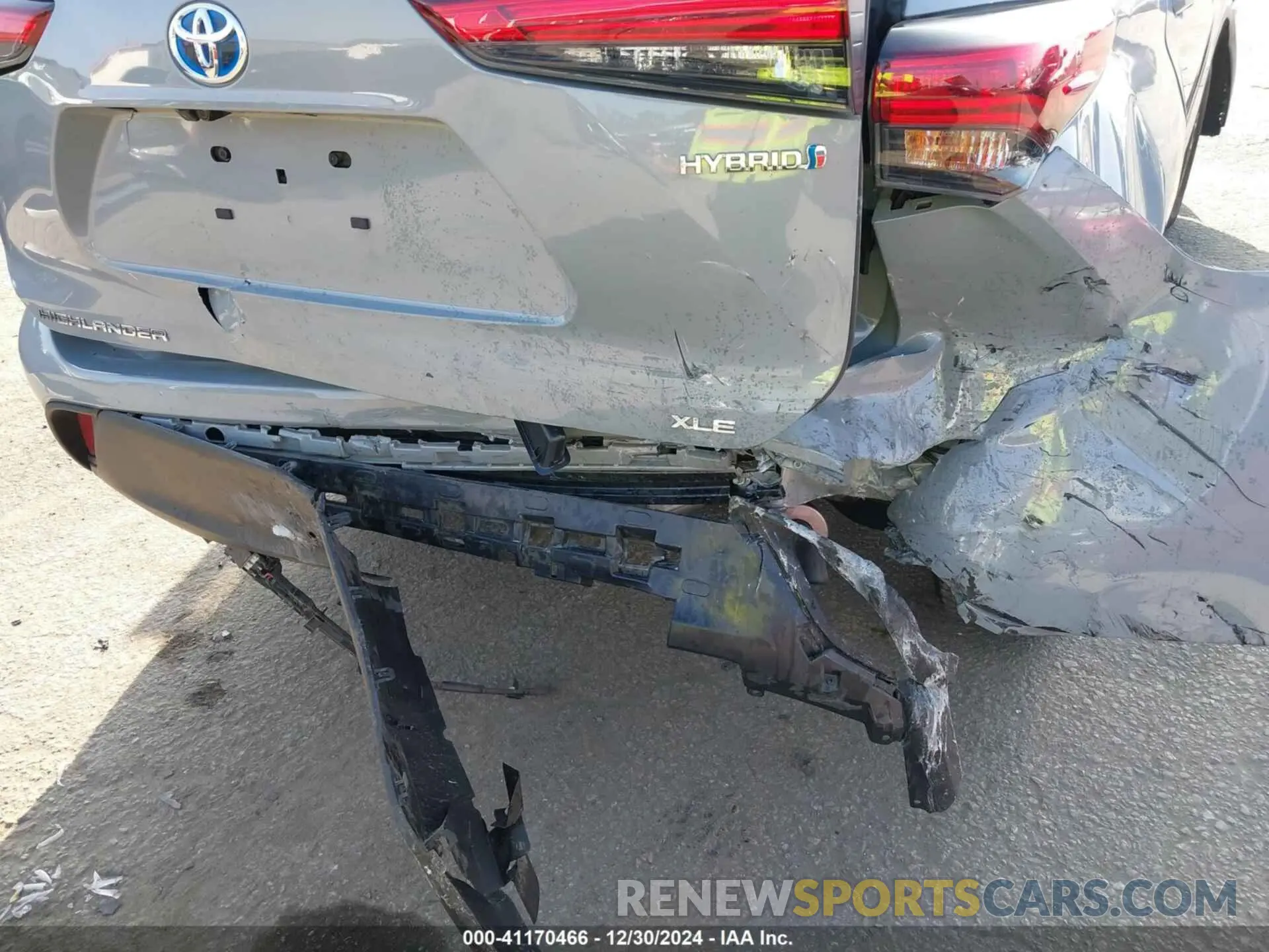 6 fotografías del automóvil dañado 5TDAARAH7PS527406 TOYOTA HIGHLANDER 2023