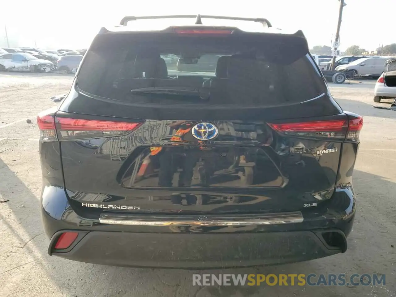 6 fotografías del automóvil dañado 5TDAARAH8PS018263 TOYOTA HIGHLANDER 2023