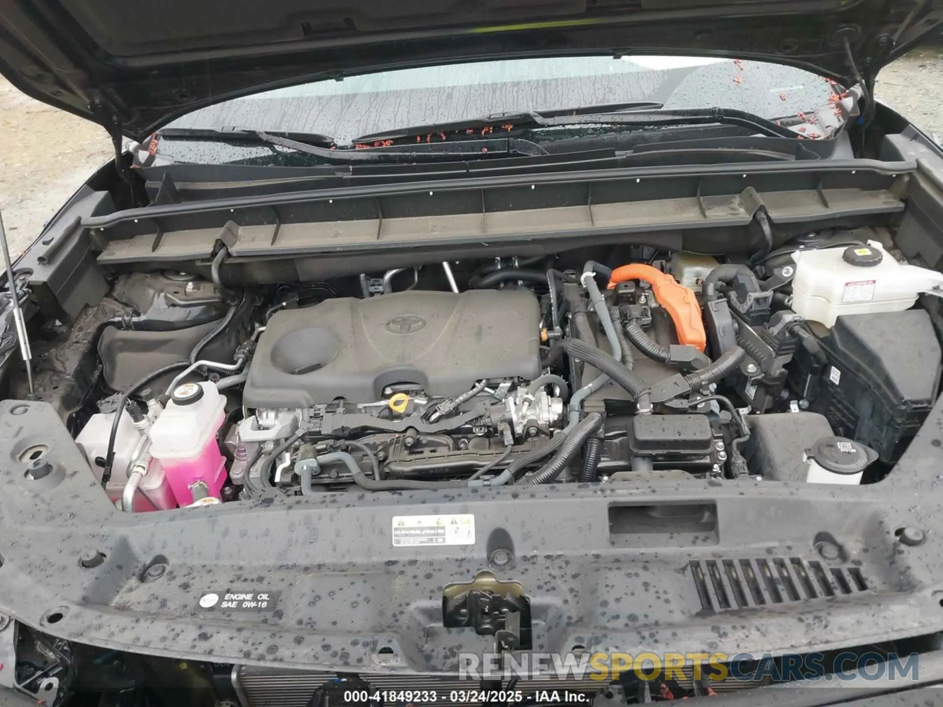 10 fotografías del automóvil dañado 5TDABRCH0PS564355 TOYOTA HIGHLANDER 2023