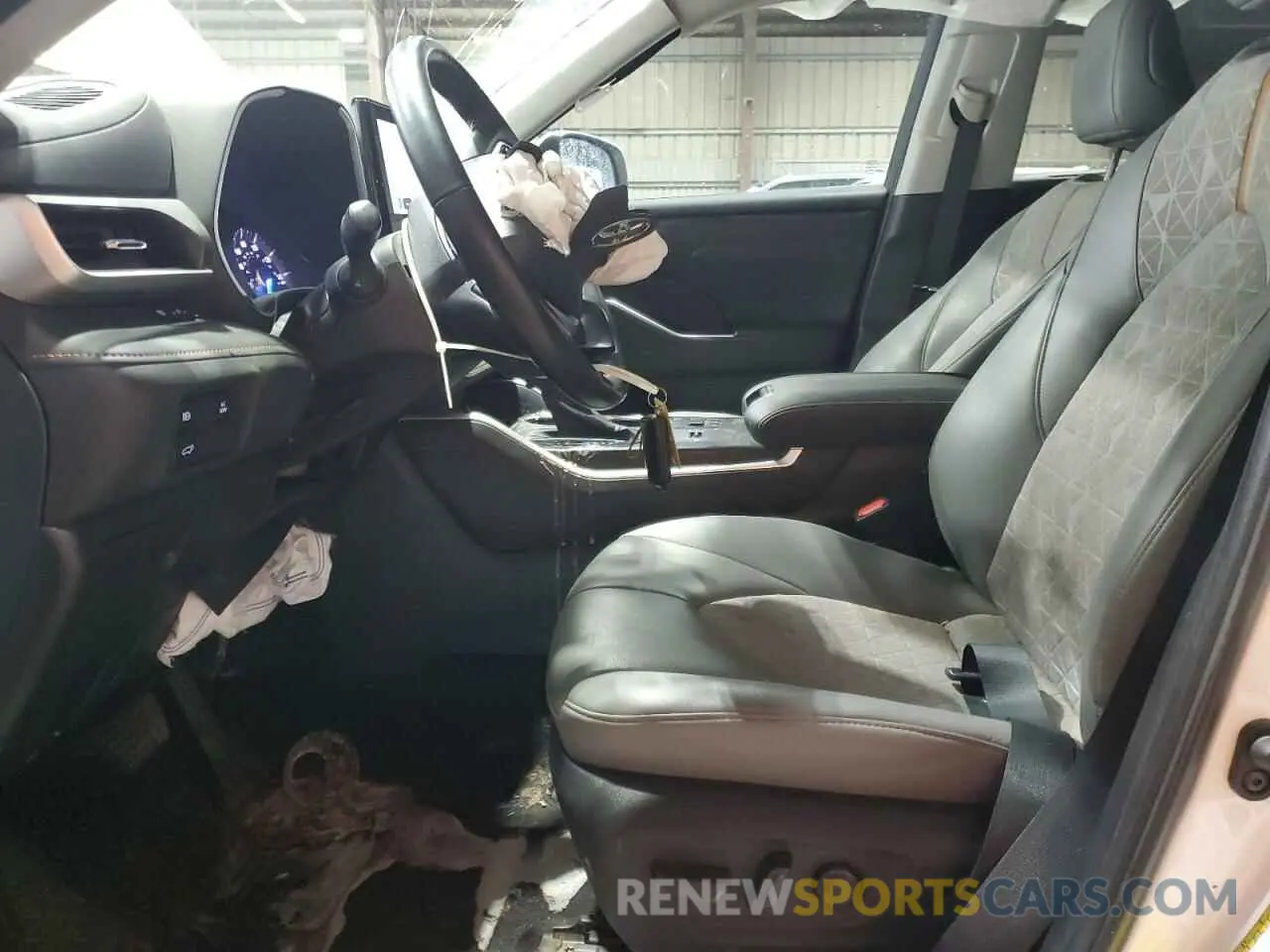 7 fotografías del automóvil dañado 5TDABRCH3PS564396 TOYOTA HIGHLANDER 2023
