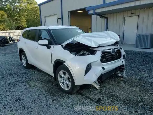 12 fotografías del automóvil dañado 5TDBBRCH4PS109142 TOYOTA HIGHLANDER 2023