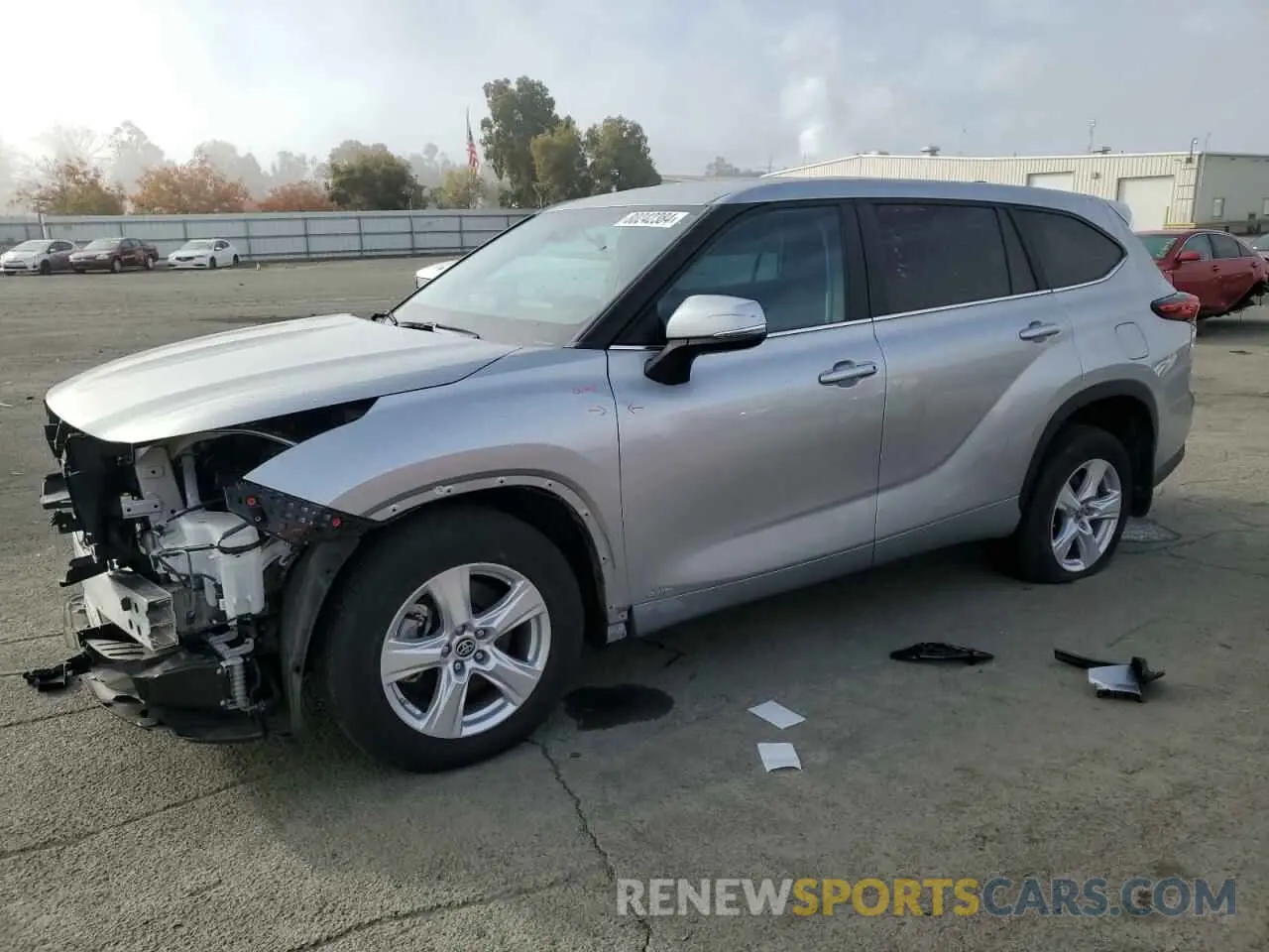 1 fotografías del automóvil dañado 5TDBBRCH8PS563958 TOYOTA HIGHLANDER 2023