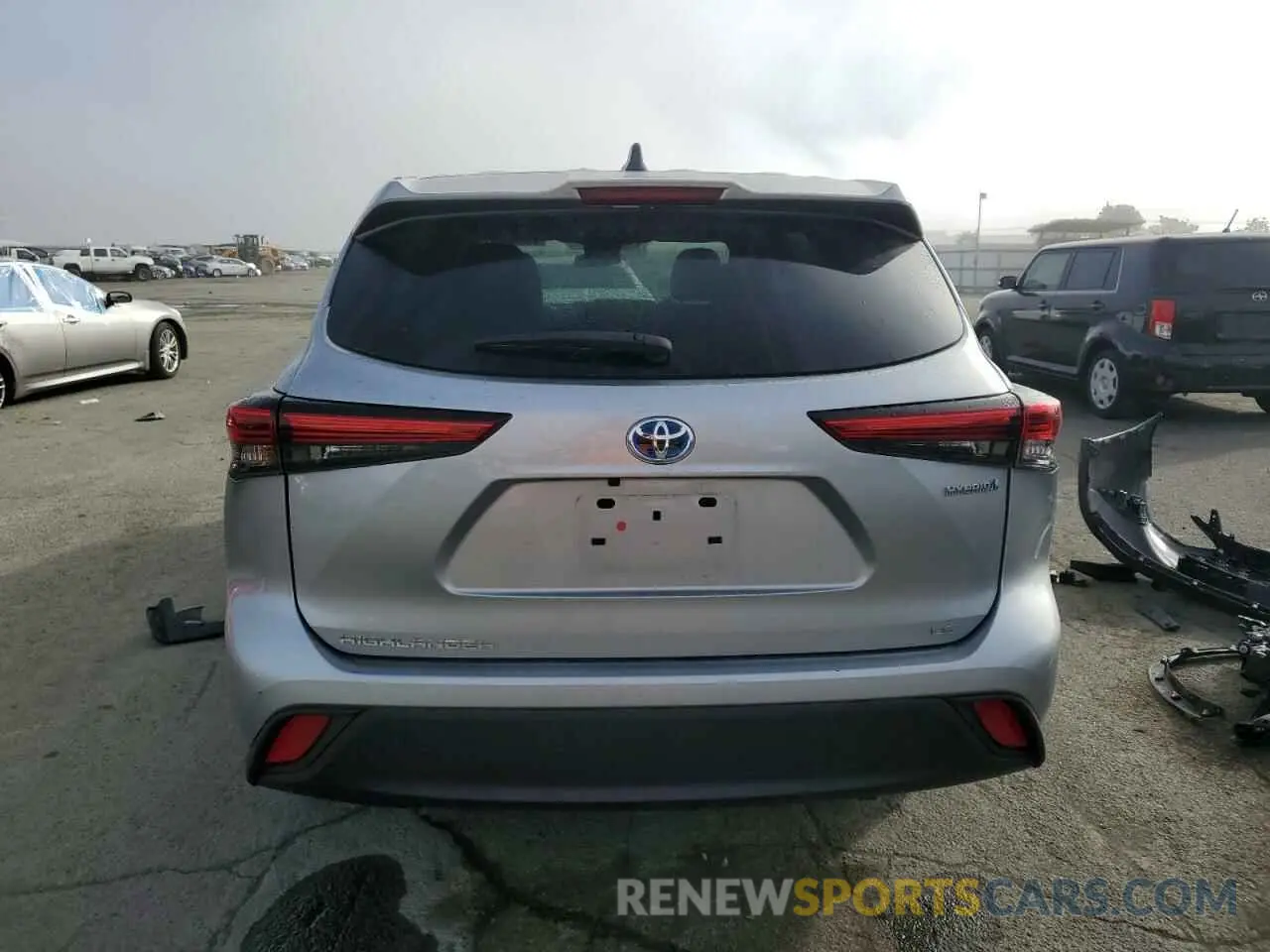 6 fotografías del automóvil dañado 5TDBBRCH8PS563958 TOYOTA HIGHLANDER 2023