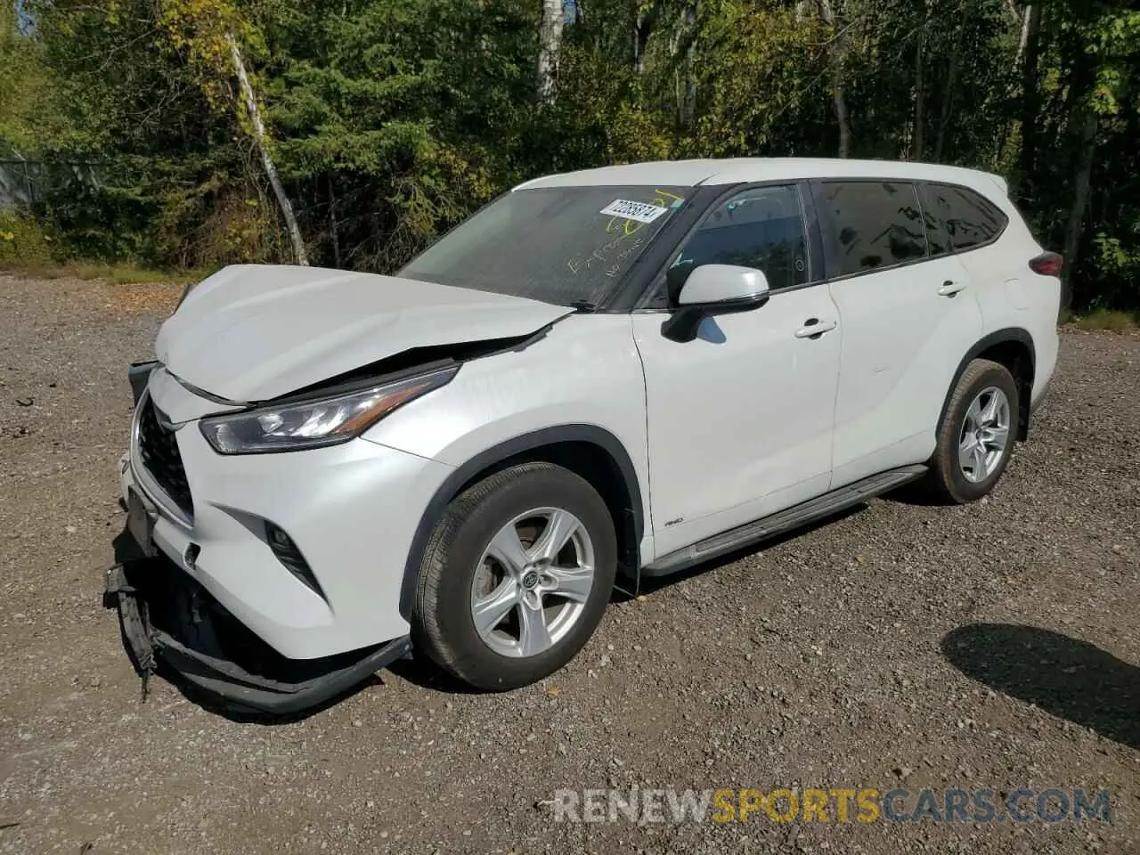 1 fotografías del automóvil dañado 5TDBBRCH9PS595107 TOYOTA HIGHLANDER 2023