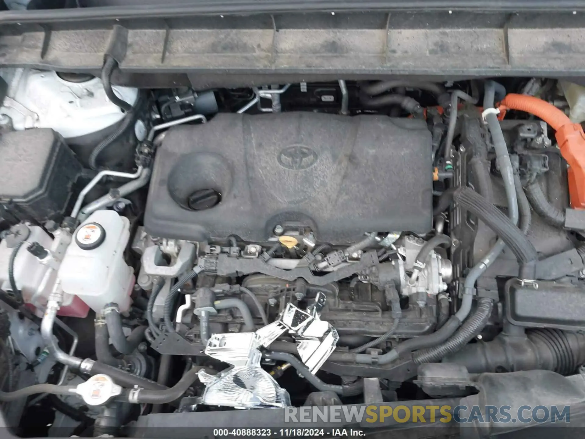 10 fotografías del automóvil dañado 5TDEBRCH0PS573347 TOYOTA HIGHLANDER 2023