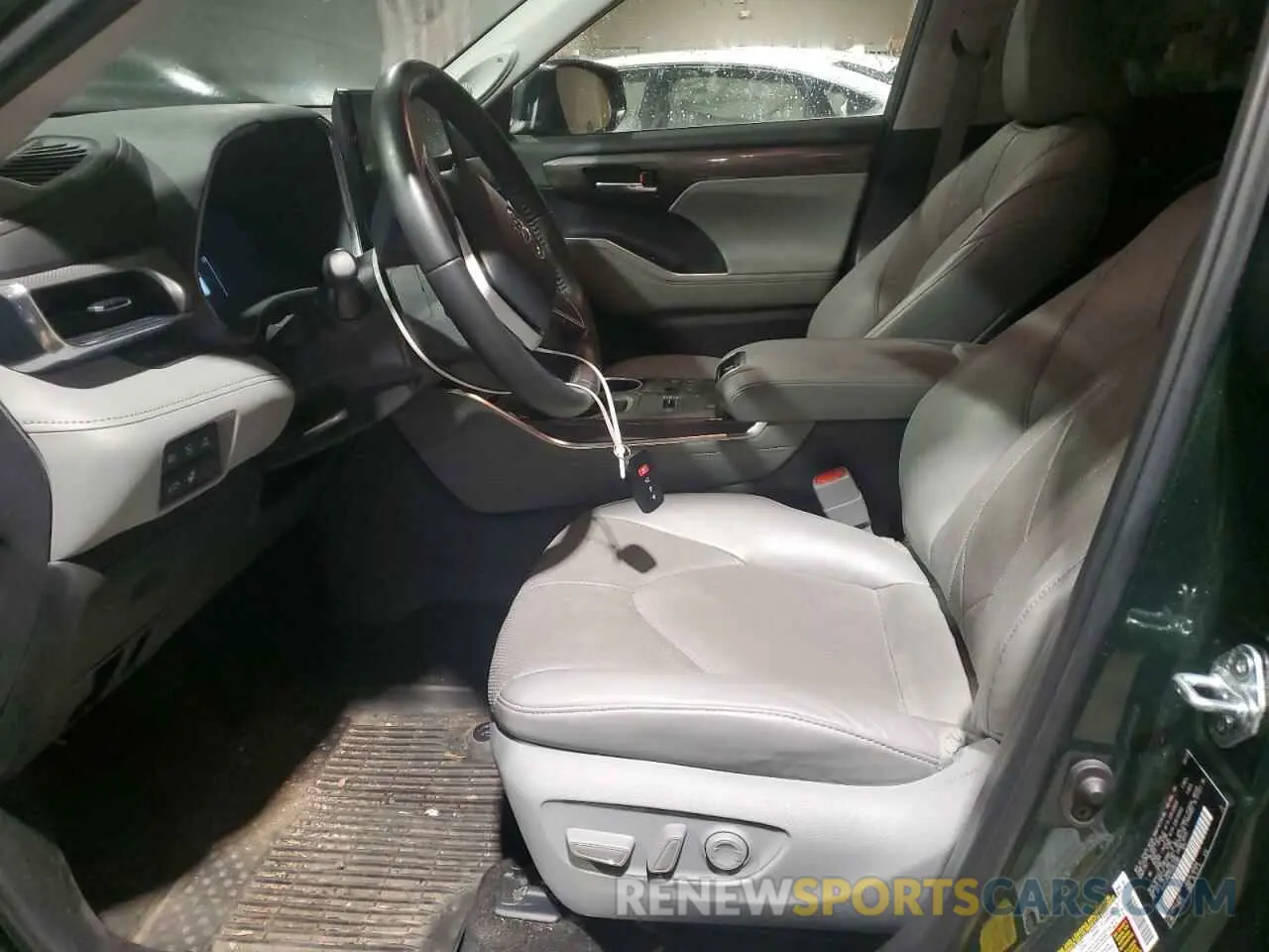 7 fotografías del automóvil dañado 5TDEBRCH1PS581280 TOYOTA HIGHLANDER 2023