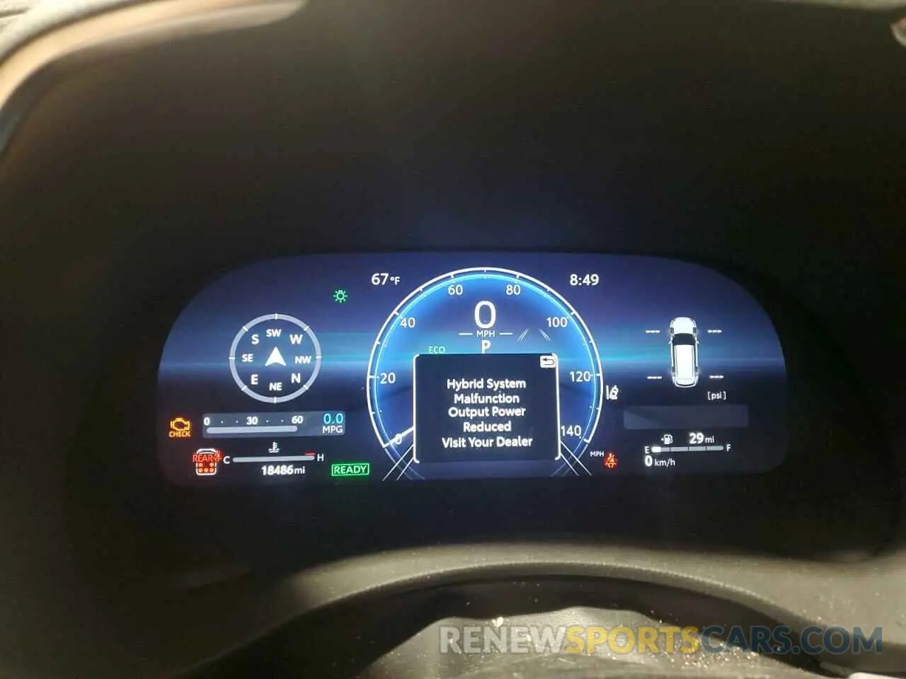 9 fotografías del automóvil dañado 5TDEBRCH1PS581280 TOYOTA HIGHLANDER 2023