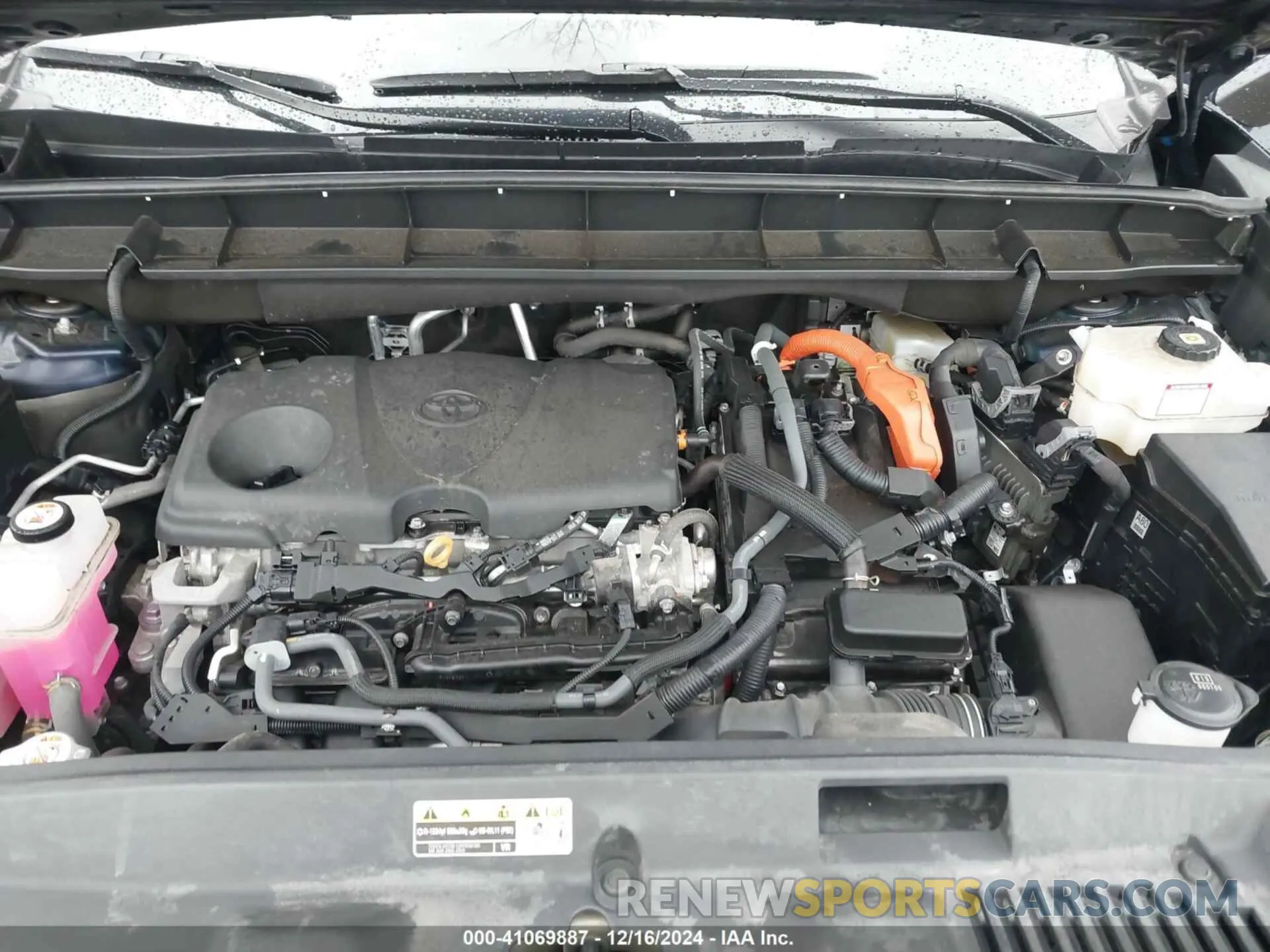 10 fotografías del automóvil dañado 5TDEBRCH4PS107887 TOYOTA HIGHLANDER 2023
