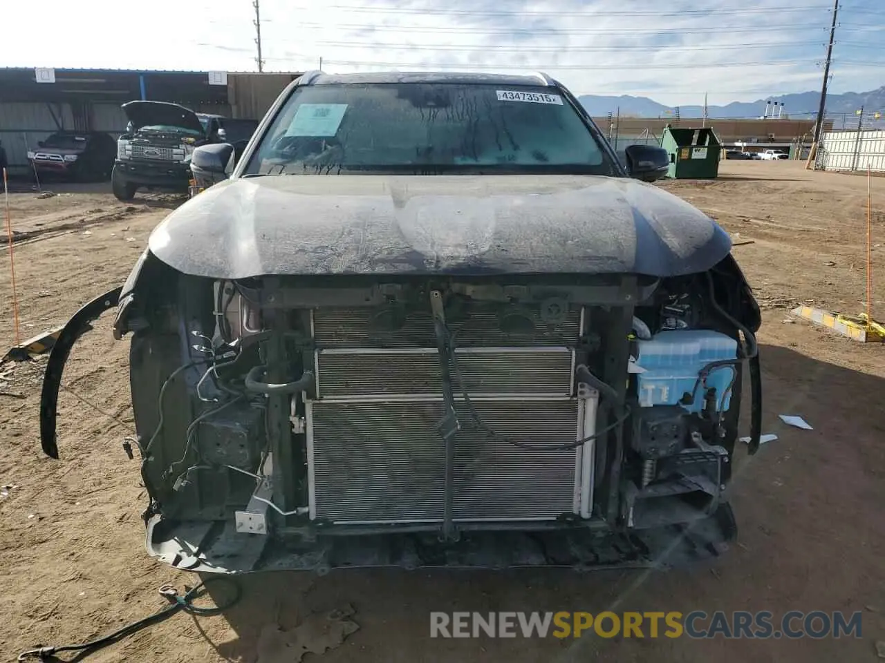 5 fotografías del automóvil dañado 5TDEBRCH4PS117349 TOYOTA HIGHLANDER 2023