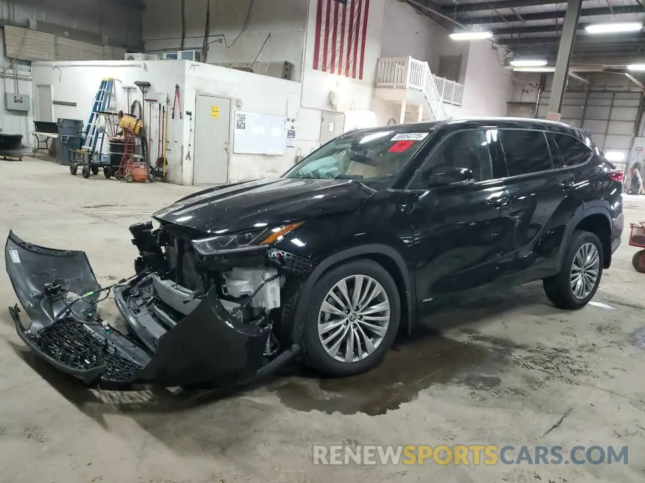 1 fotografías del automóvil dañado 5TDEBRCH7PS116261 TOYOTA HIGHLANDER 2023